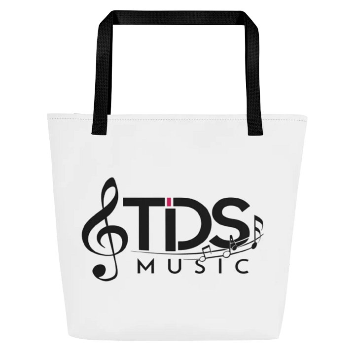 TDS Music All-Over Print Large Tote Bag with Pocket - Exclusive Design product image (1)