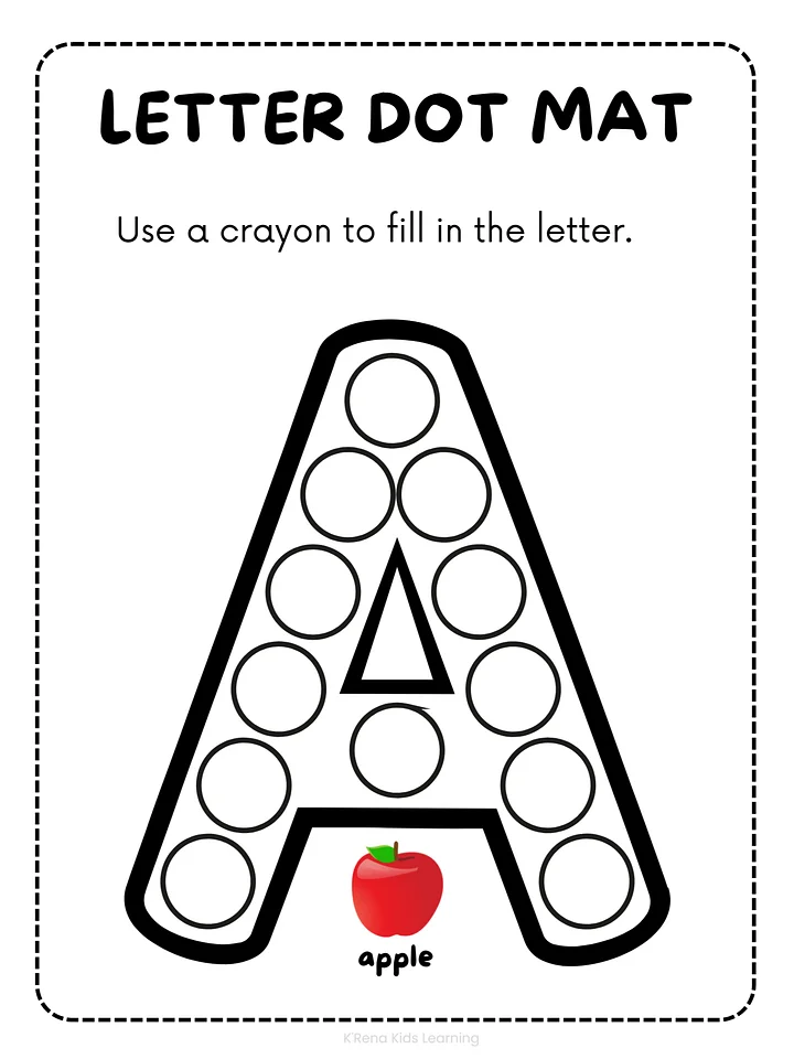 Letter Dot Mat Workbook product image (2)