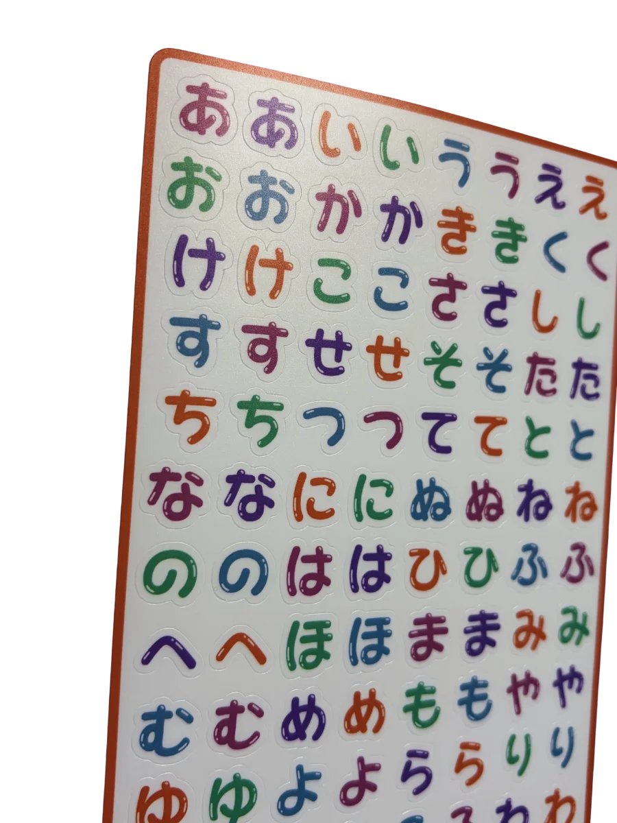 Hiragana Sticker Sheet product image (2)