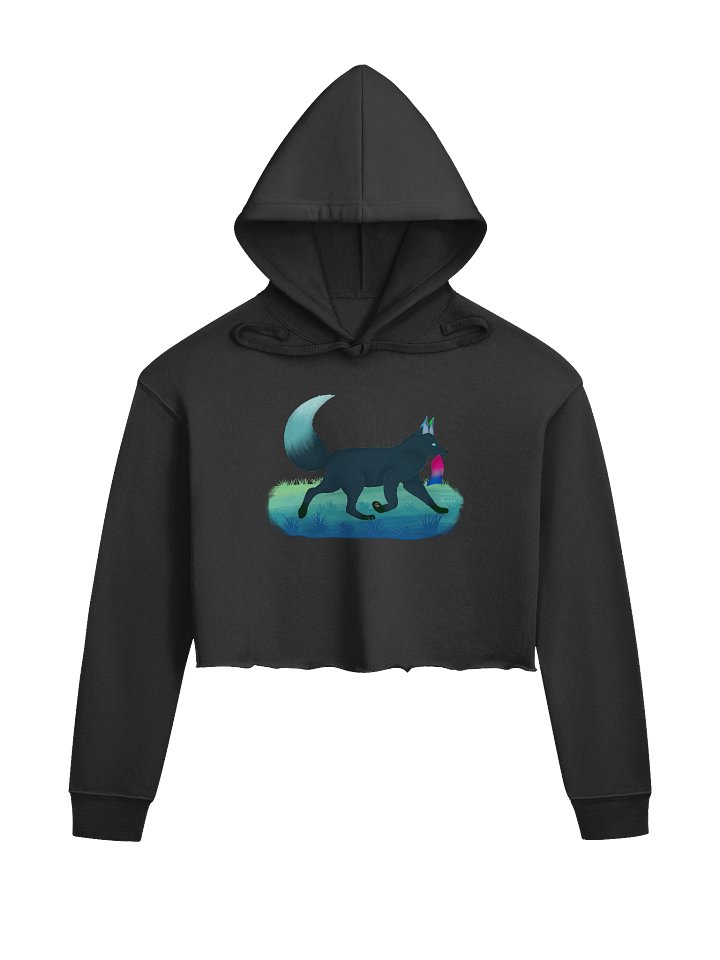 Bisexual Flag+Take Pride In Yourself - Canvas Fleece Crop Hoodie product image (1)