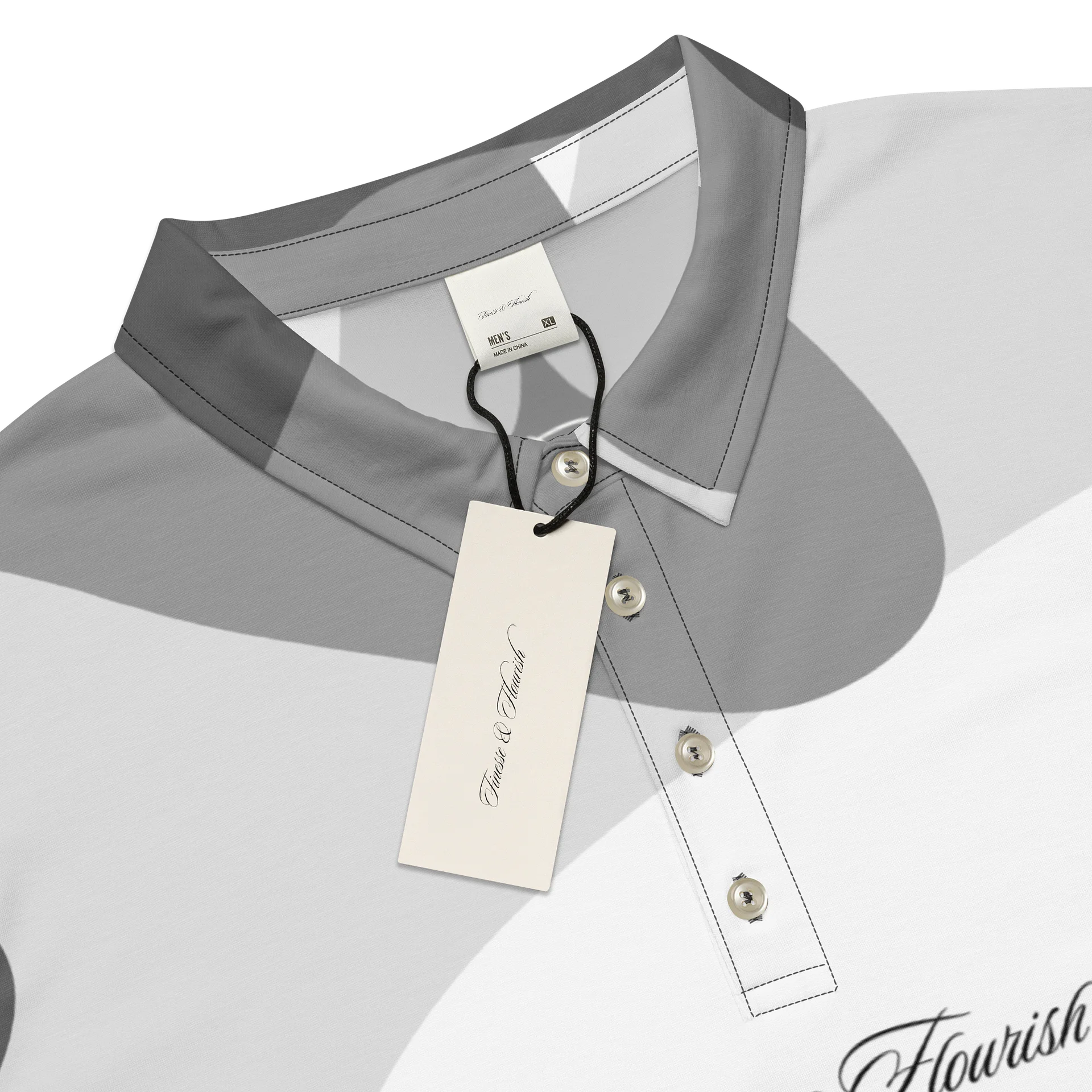 F&F Script Ink Slim Fit Polo Shirt product image (4)