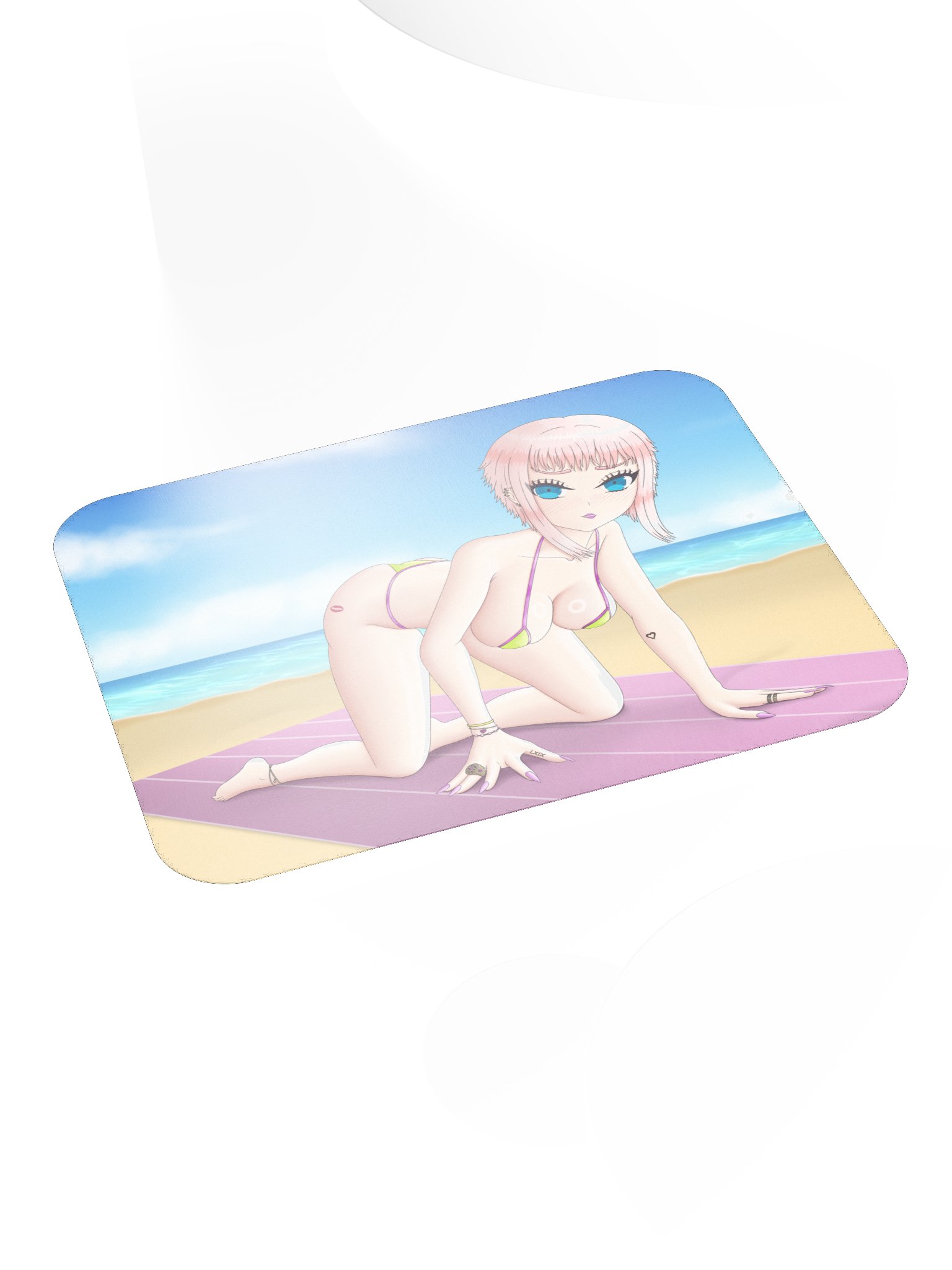 Beach Day Momoko – Mouse Pad product image (4)