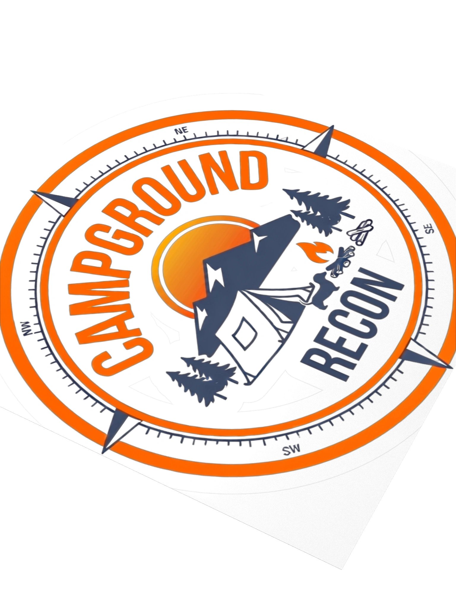 Campground Recon Sticker - Tent Logo product image (3)