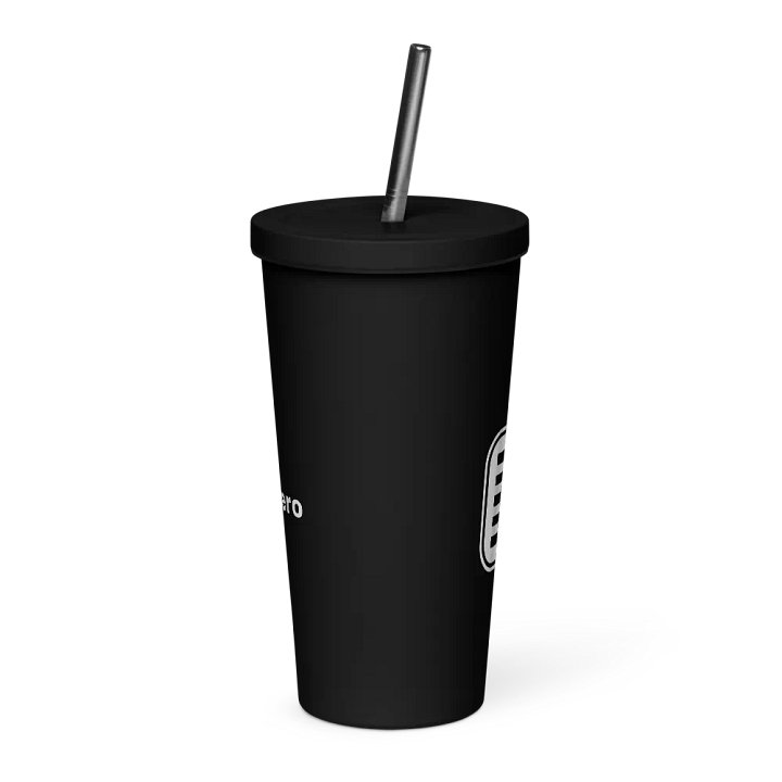 Isolierter Becher mit Strohhalm product image (2)