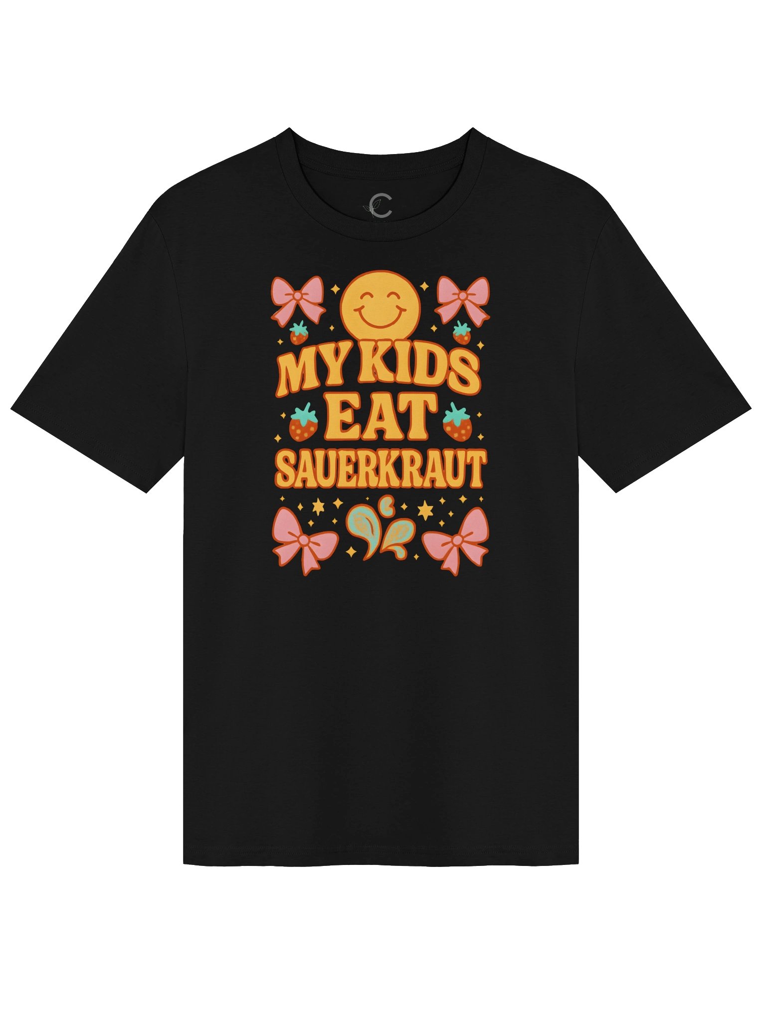 My Kids Eat Sauerkraut Organic T-Shirt product image (2)