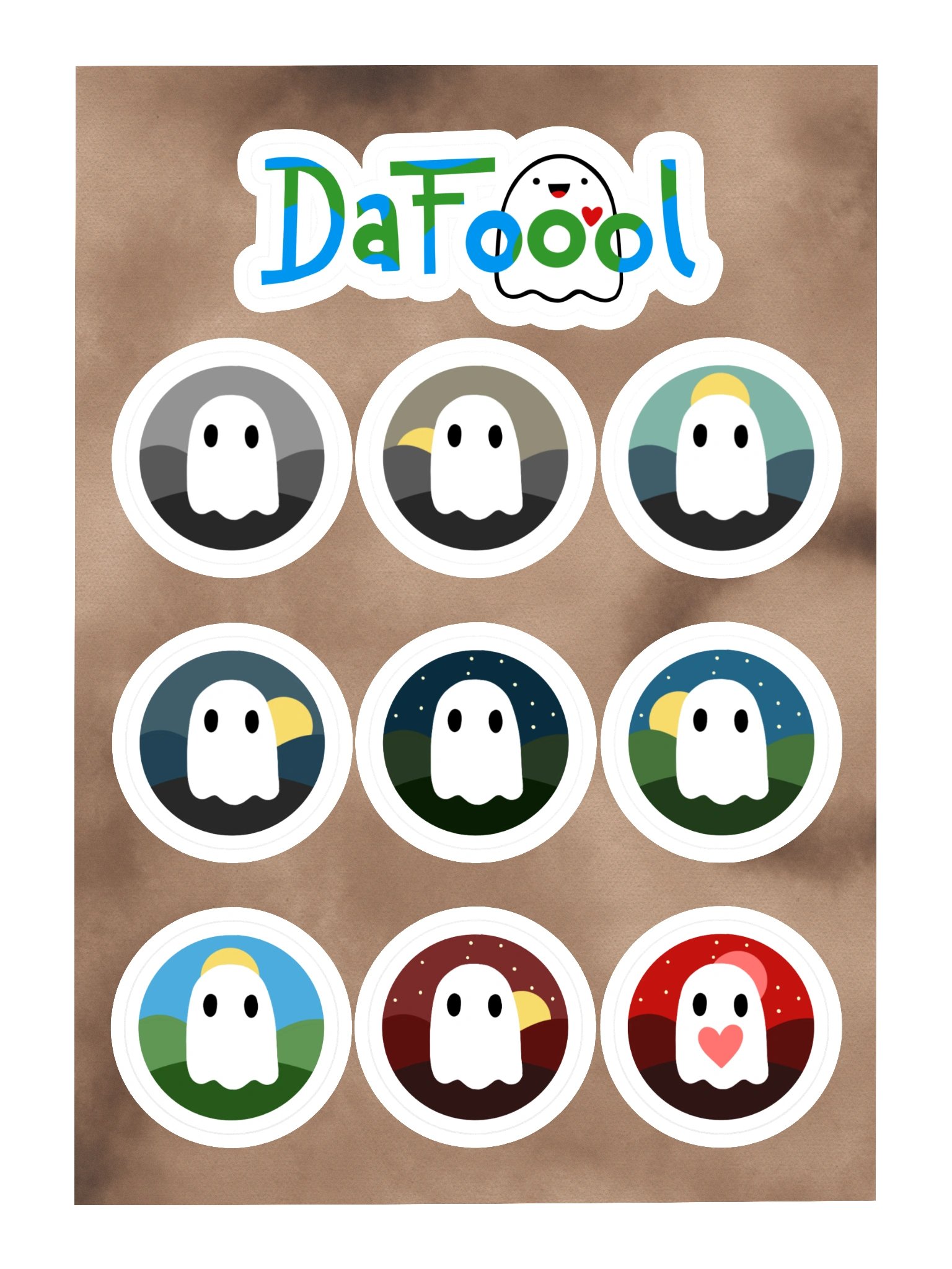 Barty Badge Sticker Sheet product image (1)
