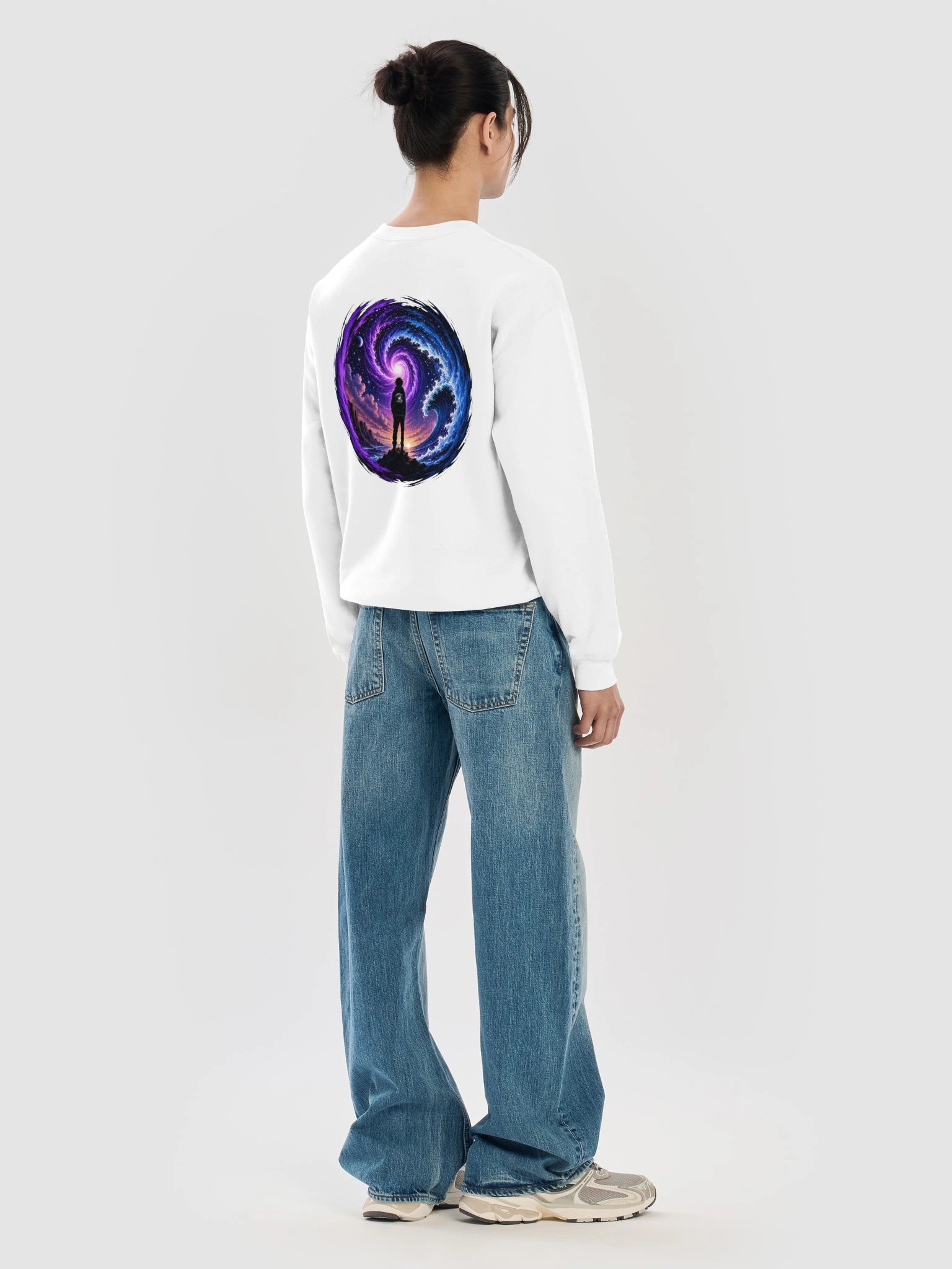 Vibe The Vortex Gildan Classic Crewneck Sweatshirt product image (8)