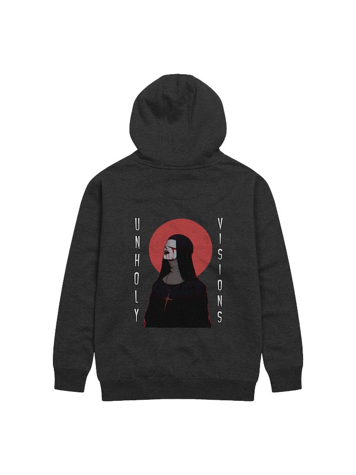 "Unholy Visions" Back Gothic Printed Hoodie product image (2)