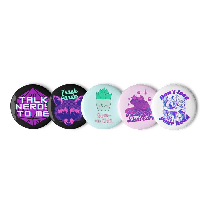 Cute and Rude Buttons product image (1)