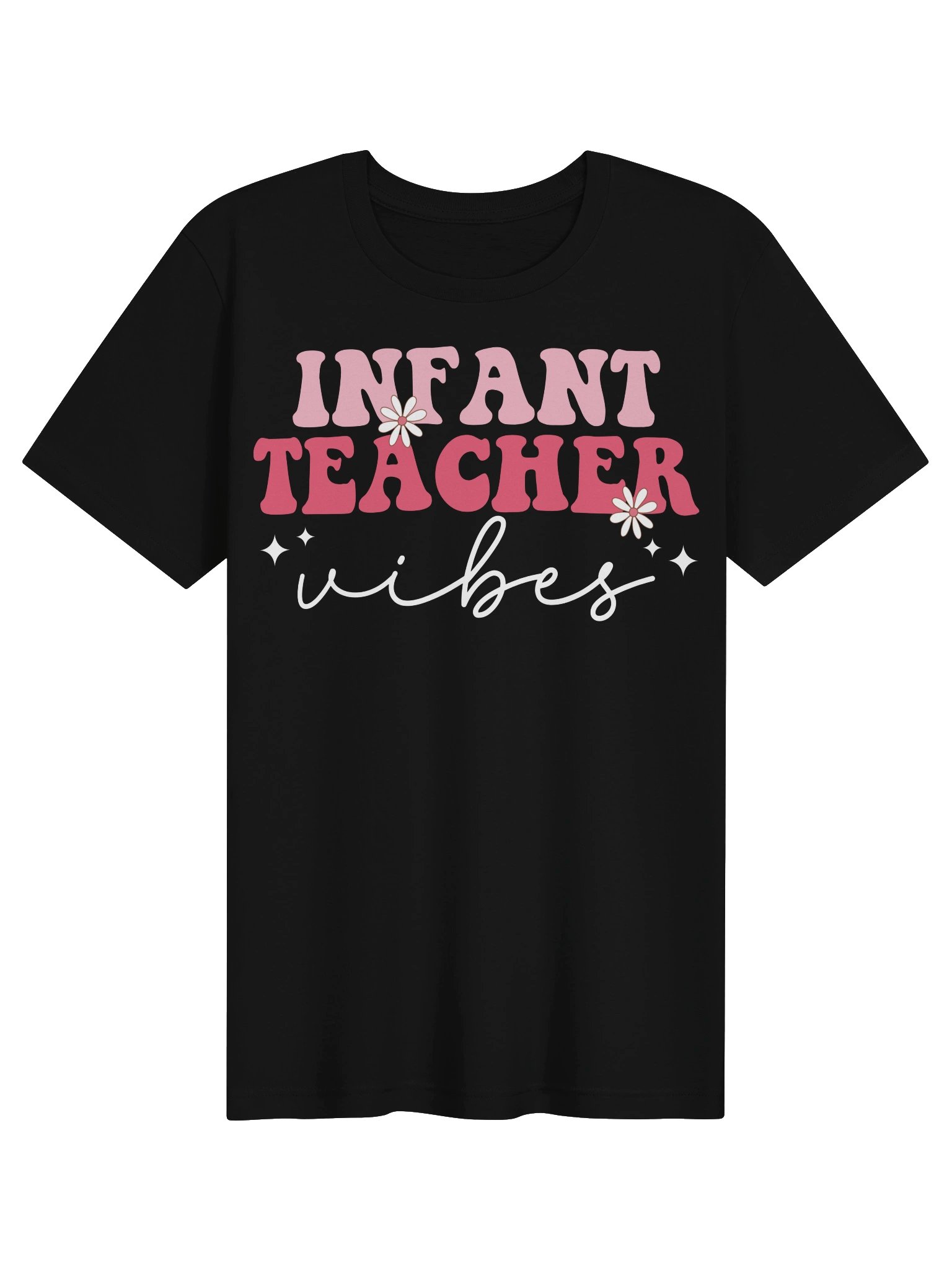 Infant Teacher Vibes T-Shirt | Cute Preschool Teacher Graphic Tee | Daycare Teacher Shirt | Early Childhood Educator Gift product image (2)