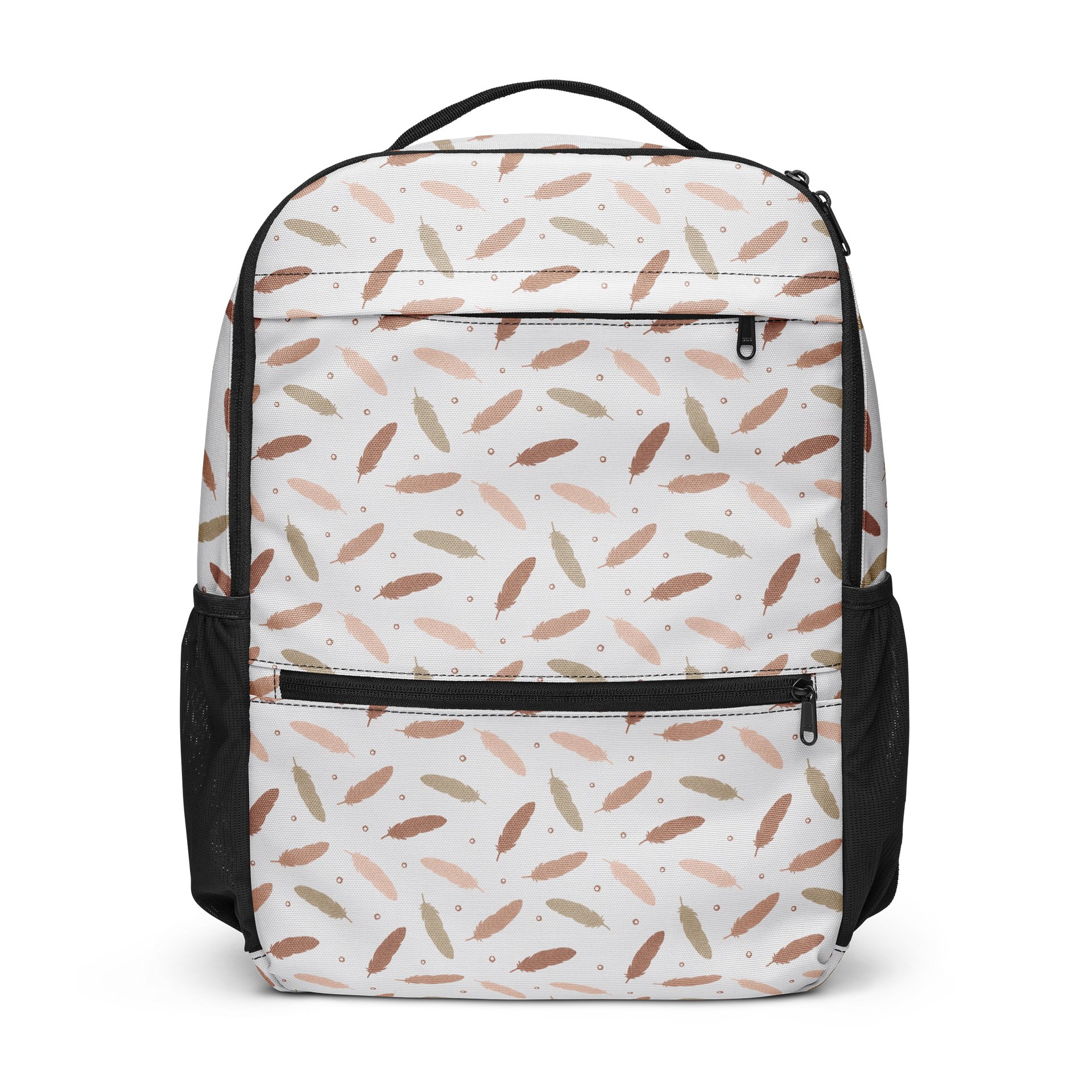 Mocha Mousse Feathers Utility Backpack product image (1)