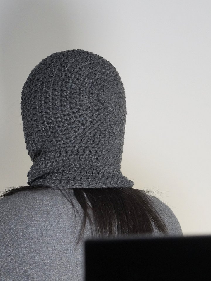 Trendy balaclava Crochet pattern product image (1)