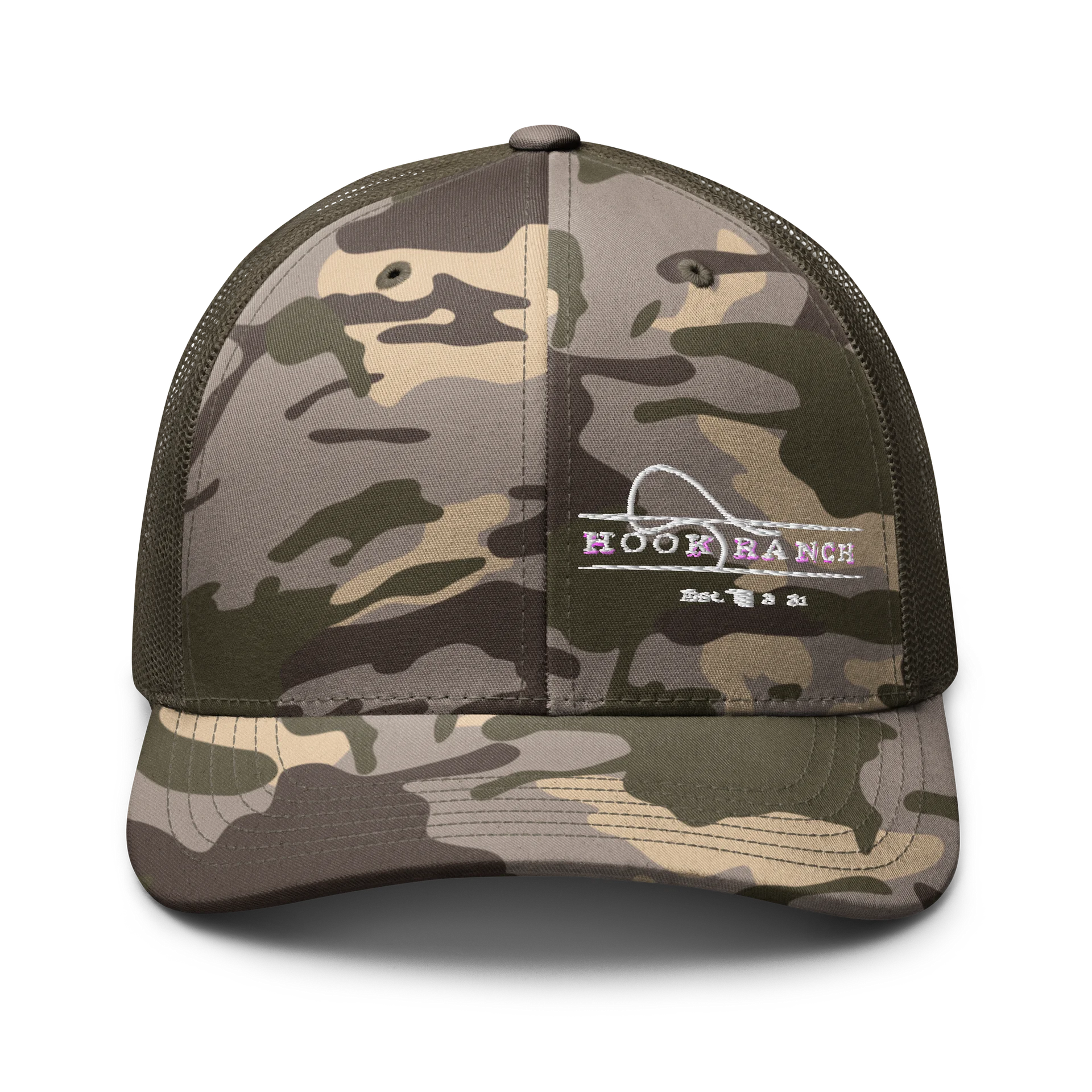 Hook Camo Trucker Hat product image (1)