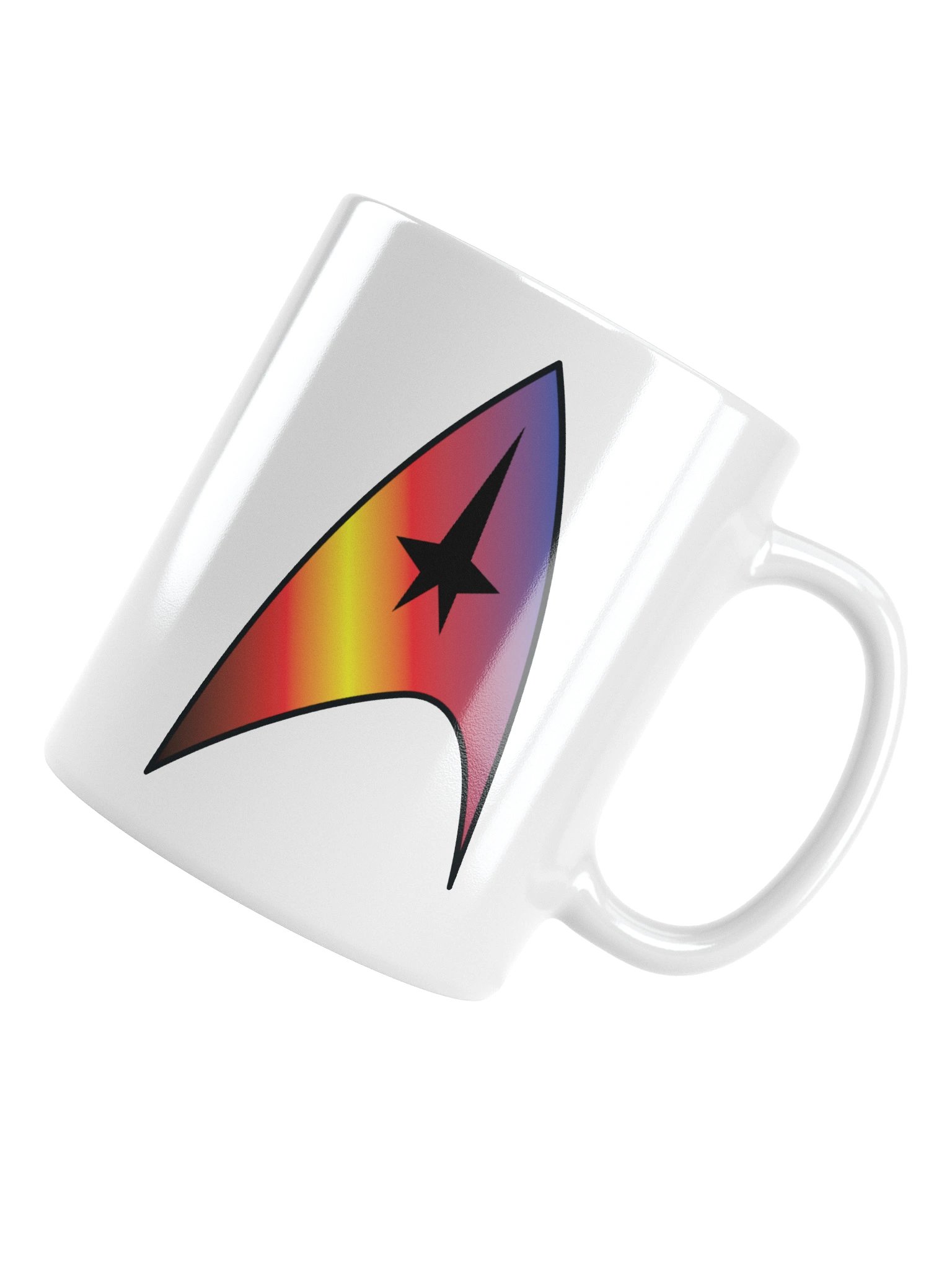 Polyamory Pride Gradient Starfleet Mug product image (4)
