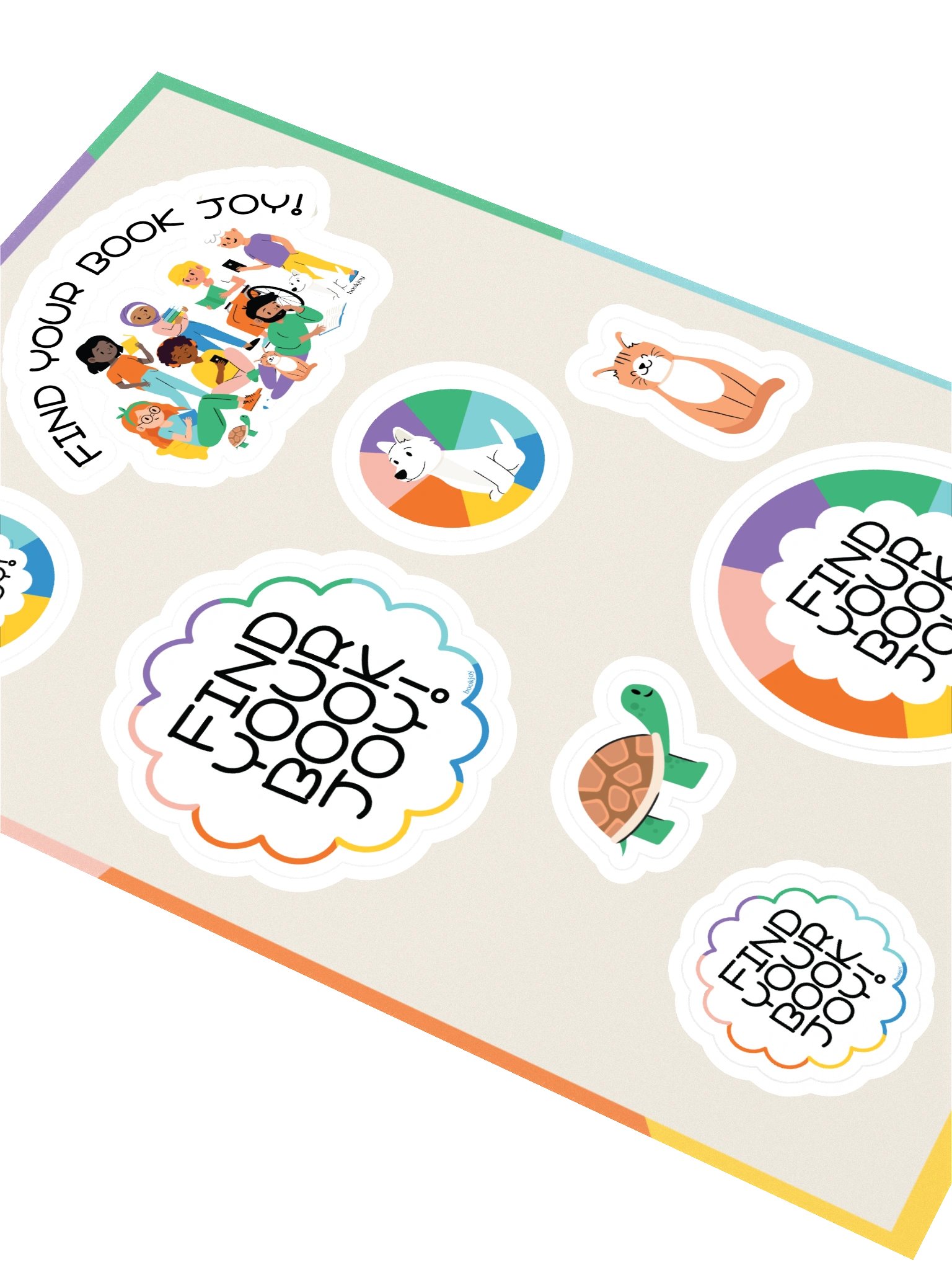 Find Your Book Joy! Sticker Sheet product image (2)