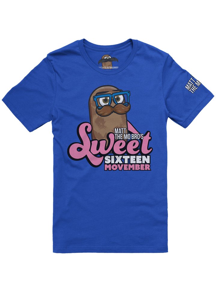 16 Year Movember Anniversary Tee product image (1)
