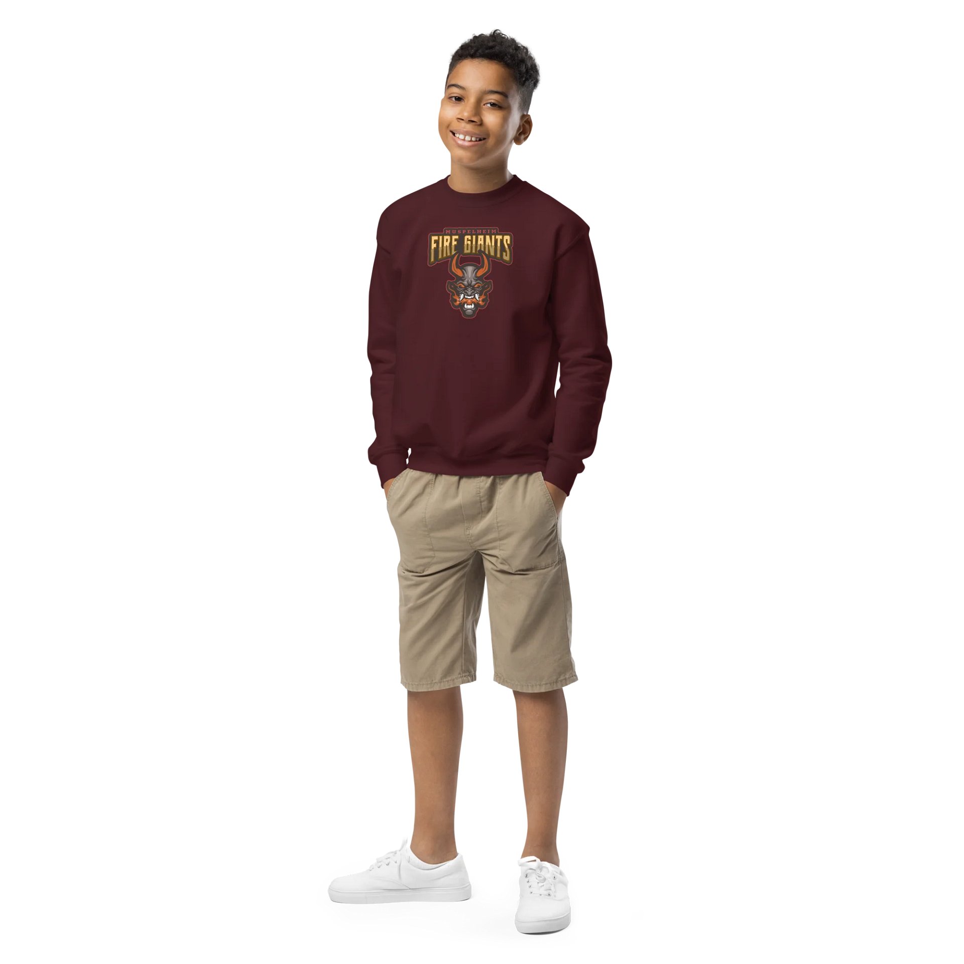 YOUTH MUSPELHEIM FIRE GIANTS SWEATSHIRT product image (3)