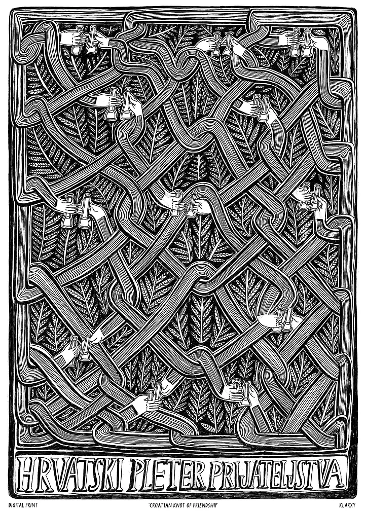 CROATIAN KNOT OF FRIENDSHIP poster product image (1)
