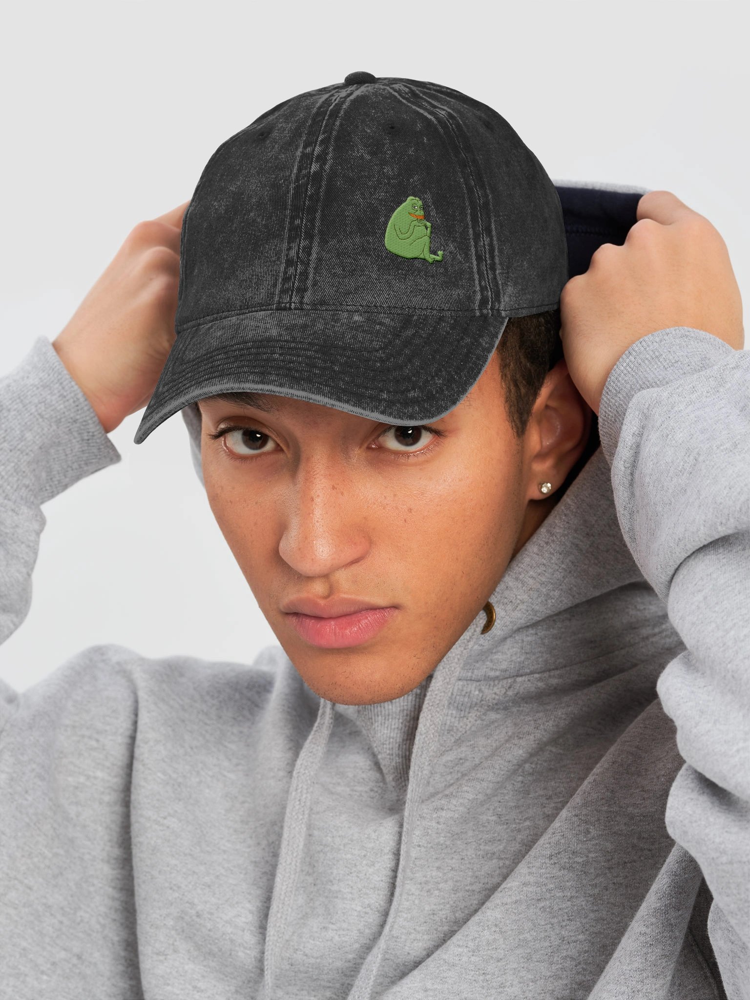 Groyper Stone Washed Dad Cap product image (22)