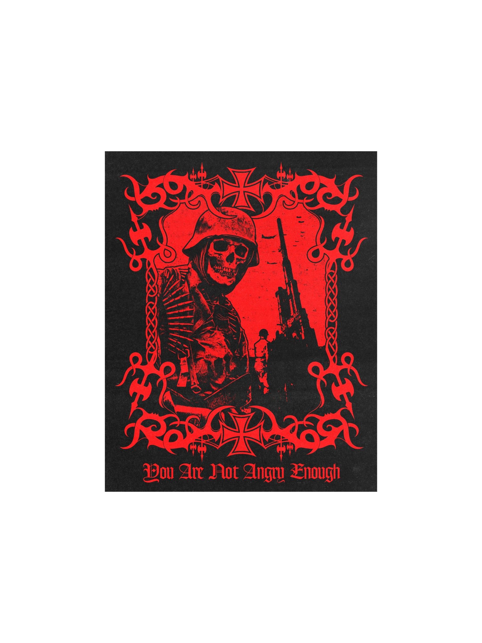HATE IS OUR STRENGTH POSTER RED product image (2)
