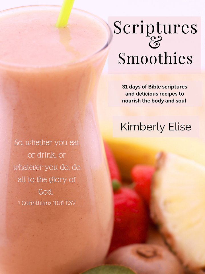 Scriptures & Smoothies Recipe Book - Hard Cover product image (1)