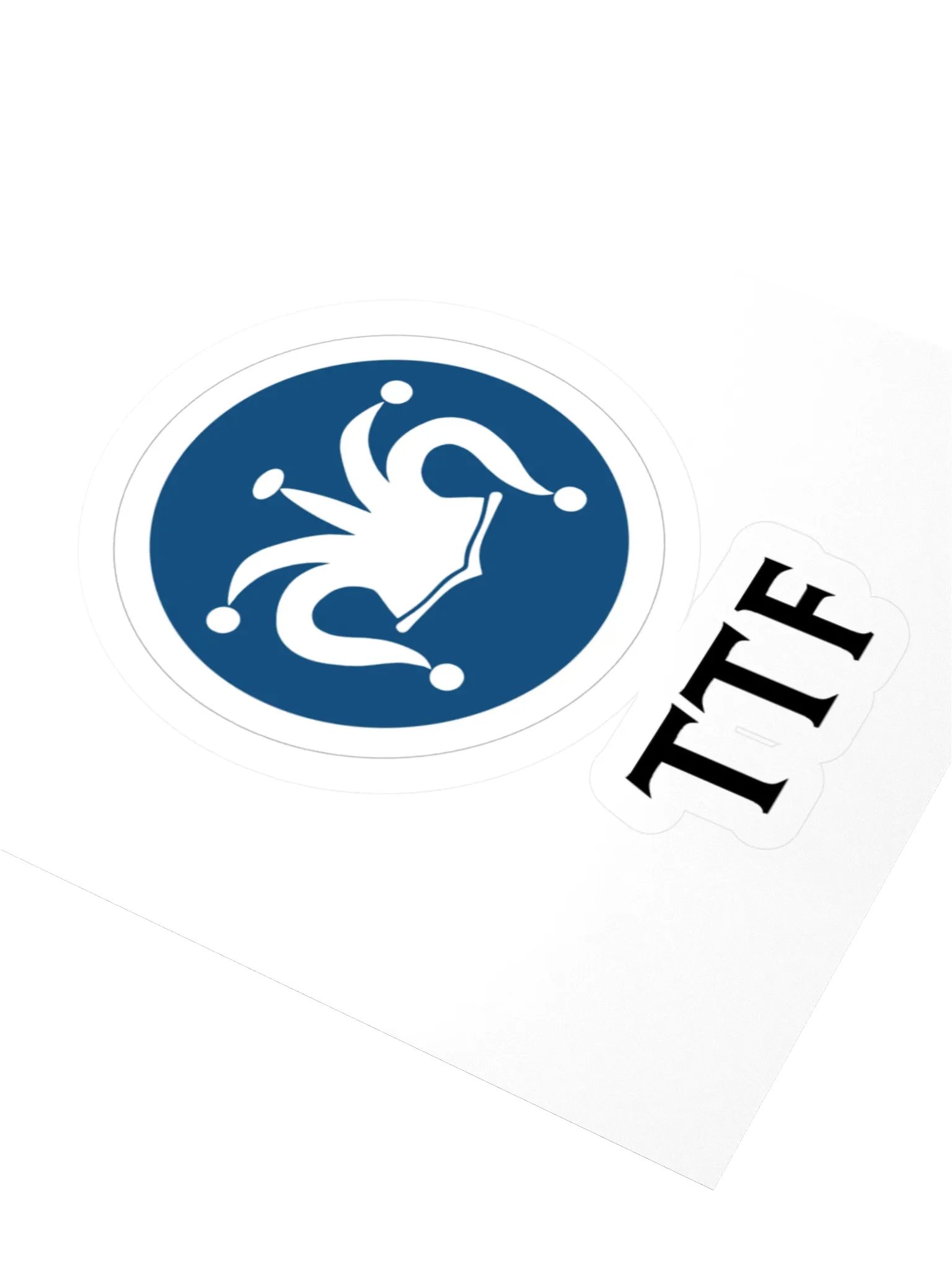 TTF Black Logo Sticker product image (3)