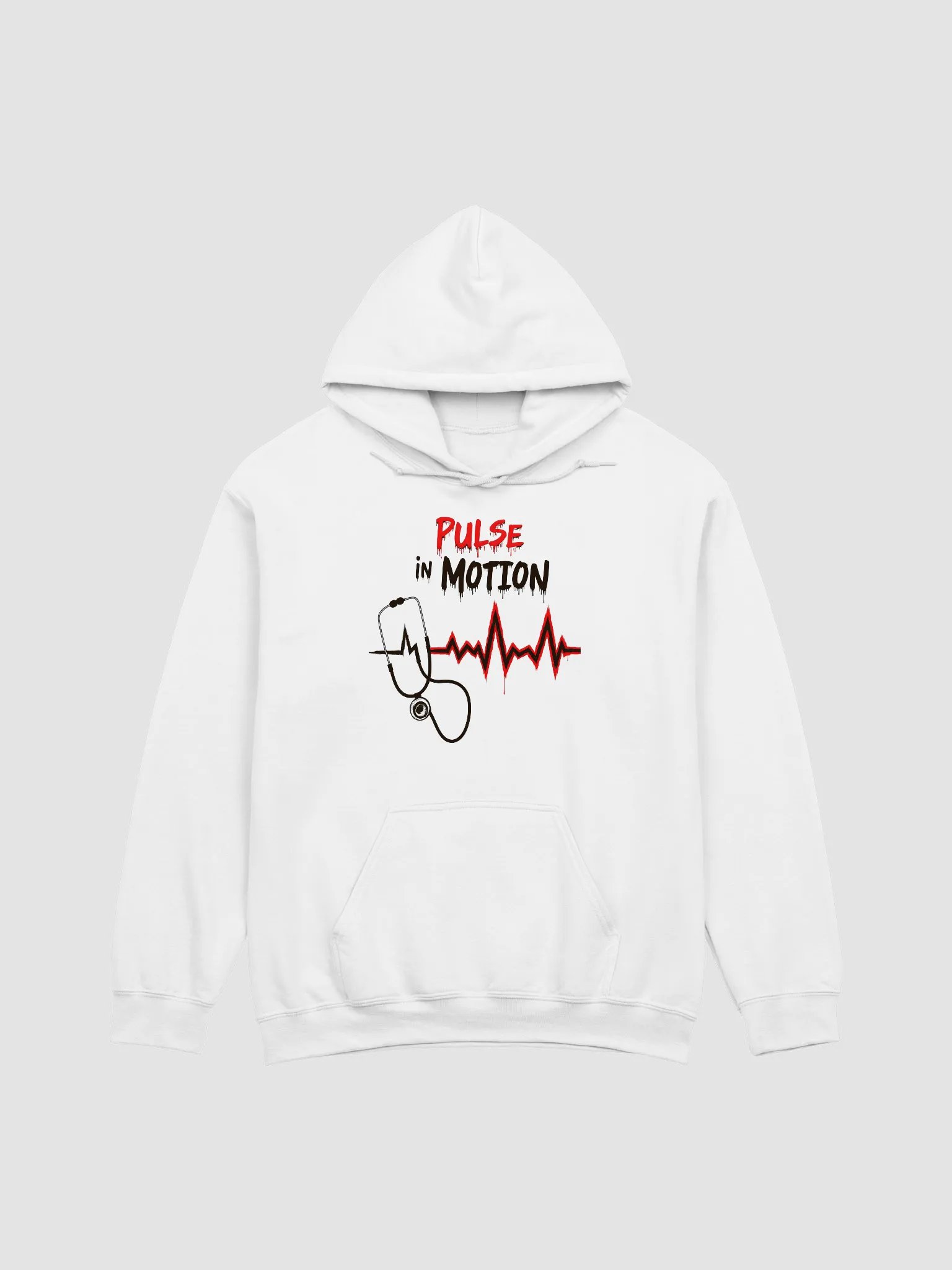 PULSE in MOTION Stethoscope ECG Hoodie product image (3)
