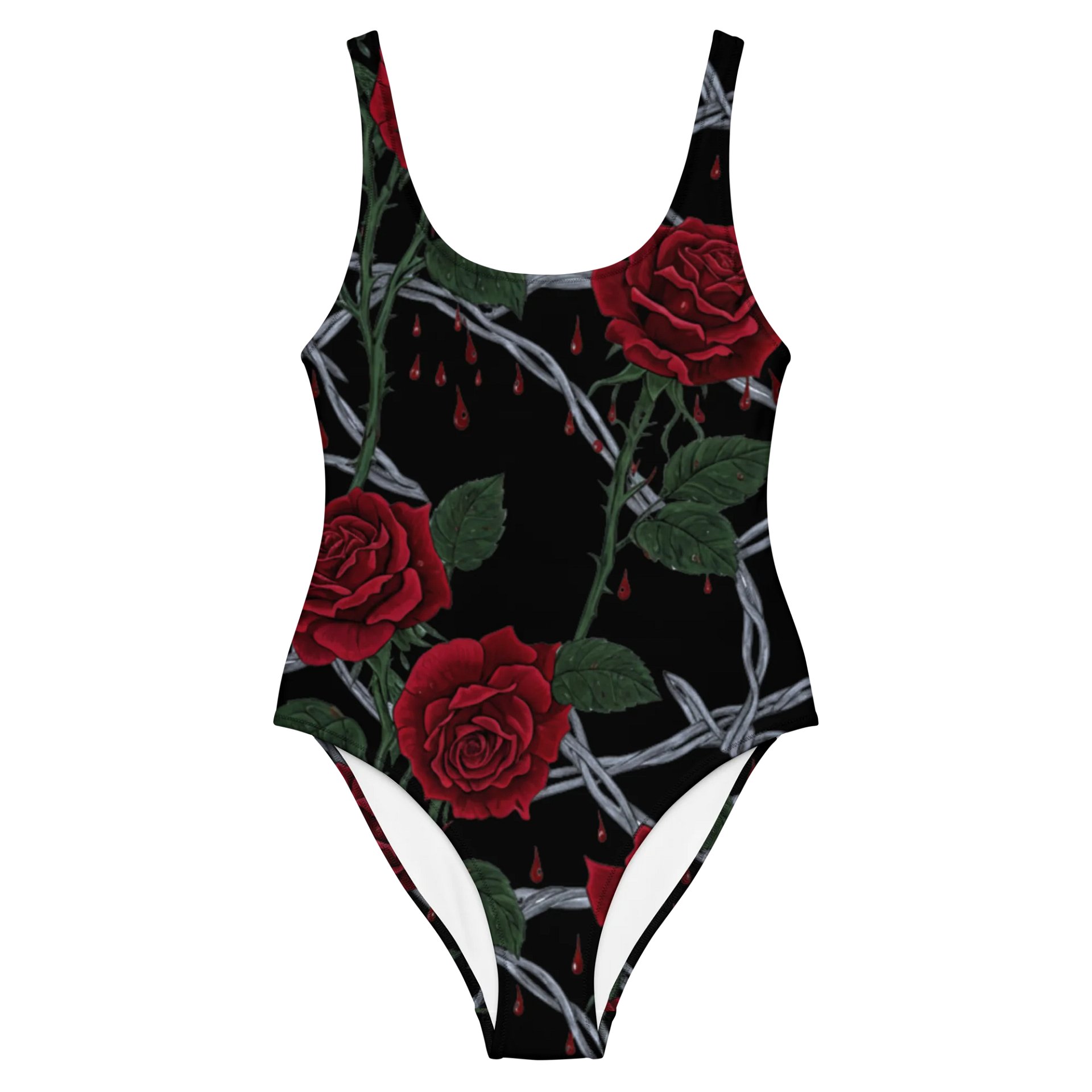 Colored Barbed Wire & Roses One Piece product image (2)
