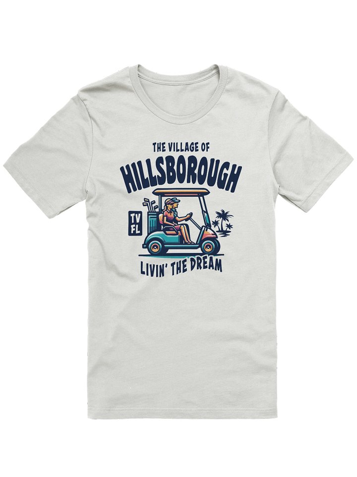 The Village of Hillsborough TV FL Golf Cart Design T-Shirt product image (1)