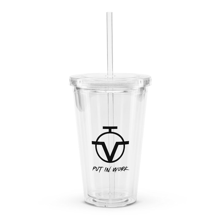 SoloRiotz Clear Cup with Steel Straw product image (1)