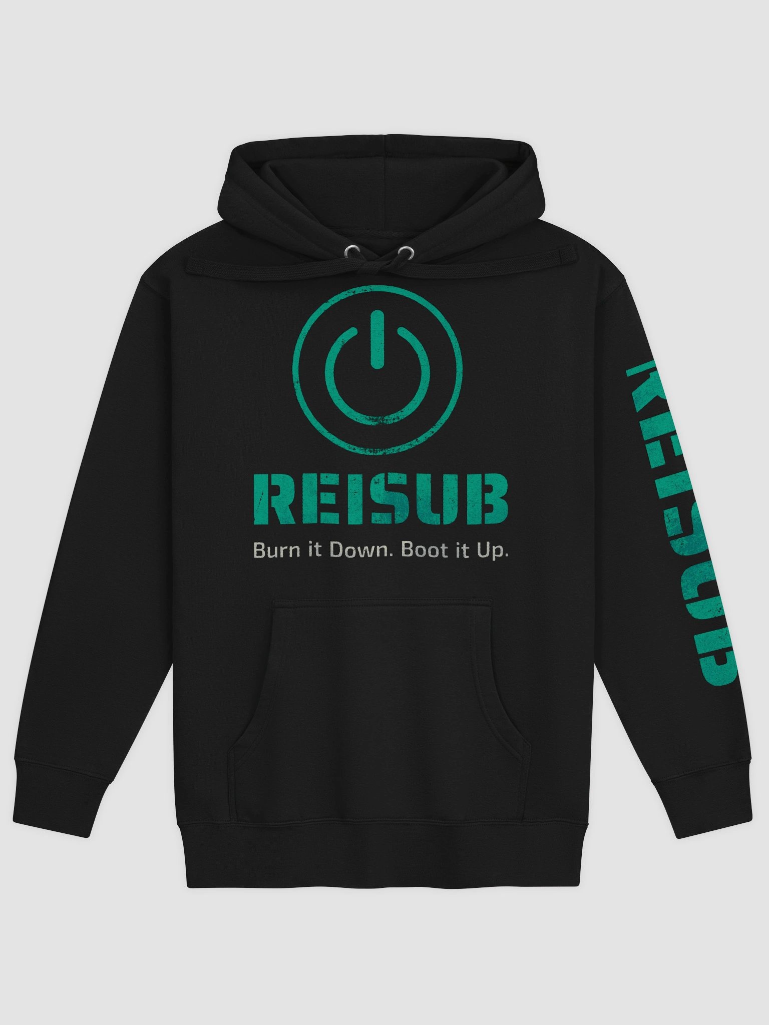 REISUB Linux Hoodie – Burn It Down. Boot It Up. | Programmer Hoodie product image (1)