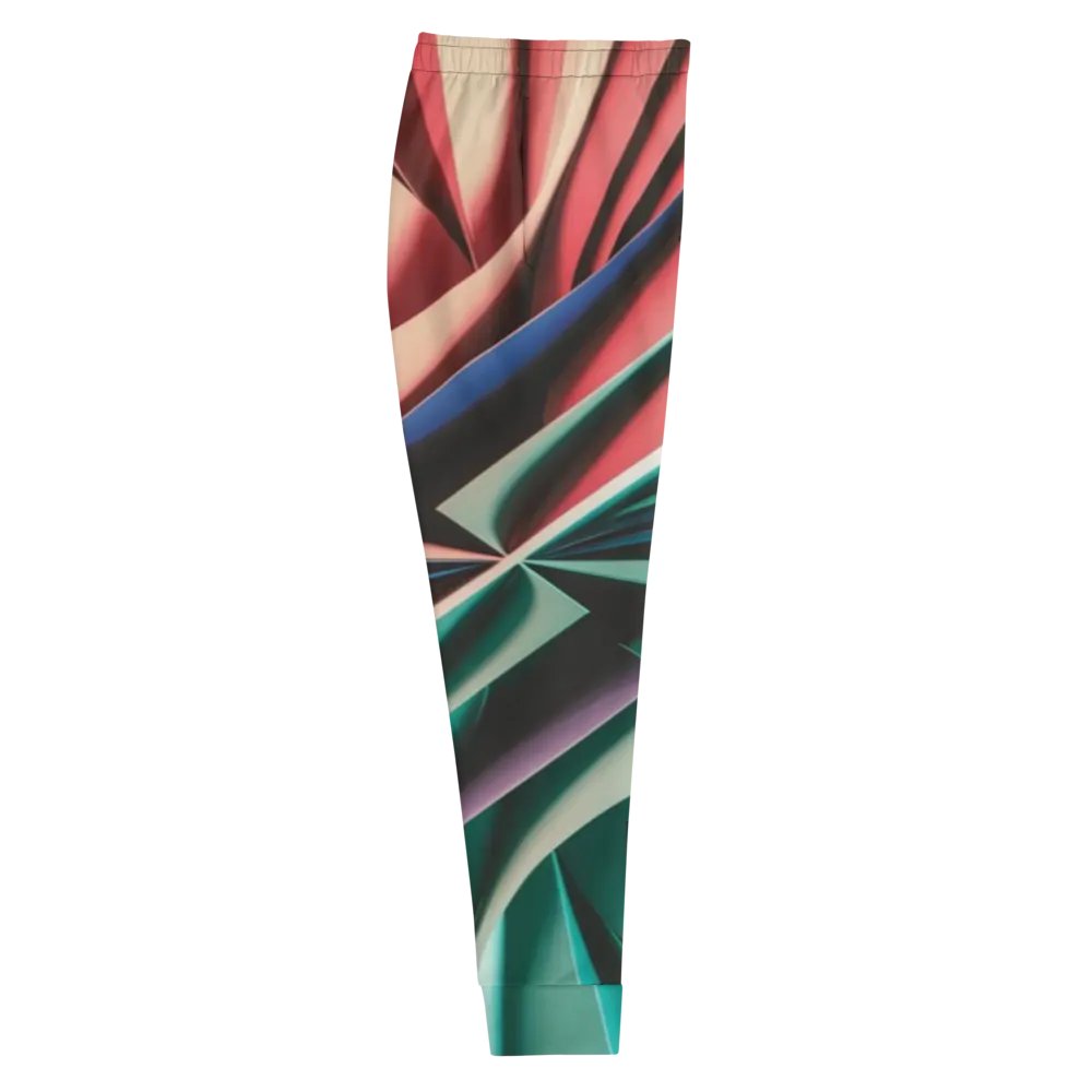 Abstract Geometric Women's Joggers in Vibrant Colors (XS-3XL) product image (11)