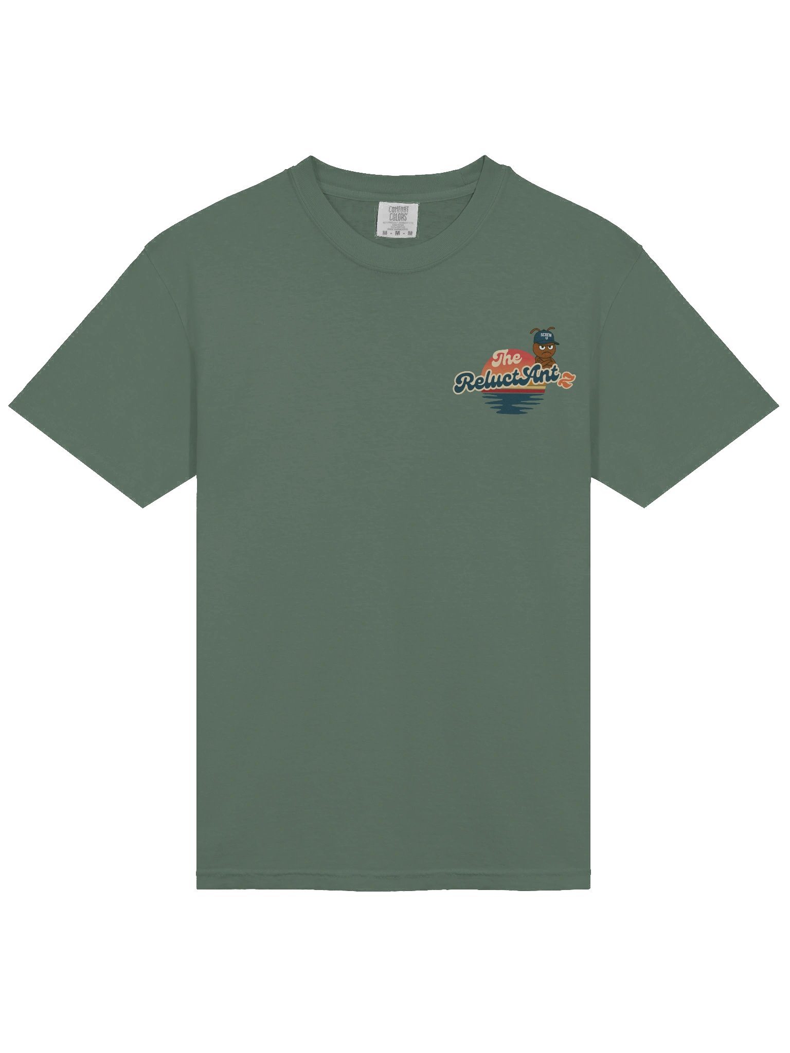 Screw U T-Shirt by The ReluctAntz – Blue Spruce product image (3)