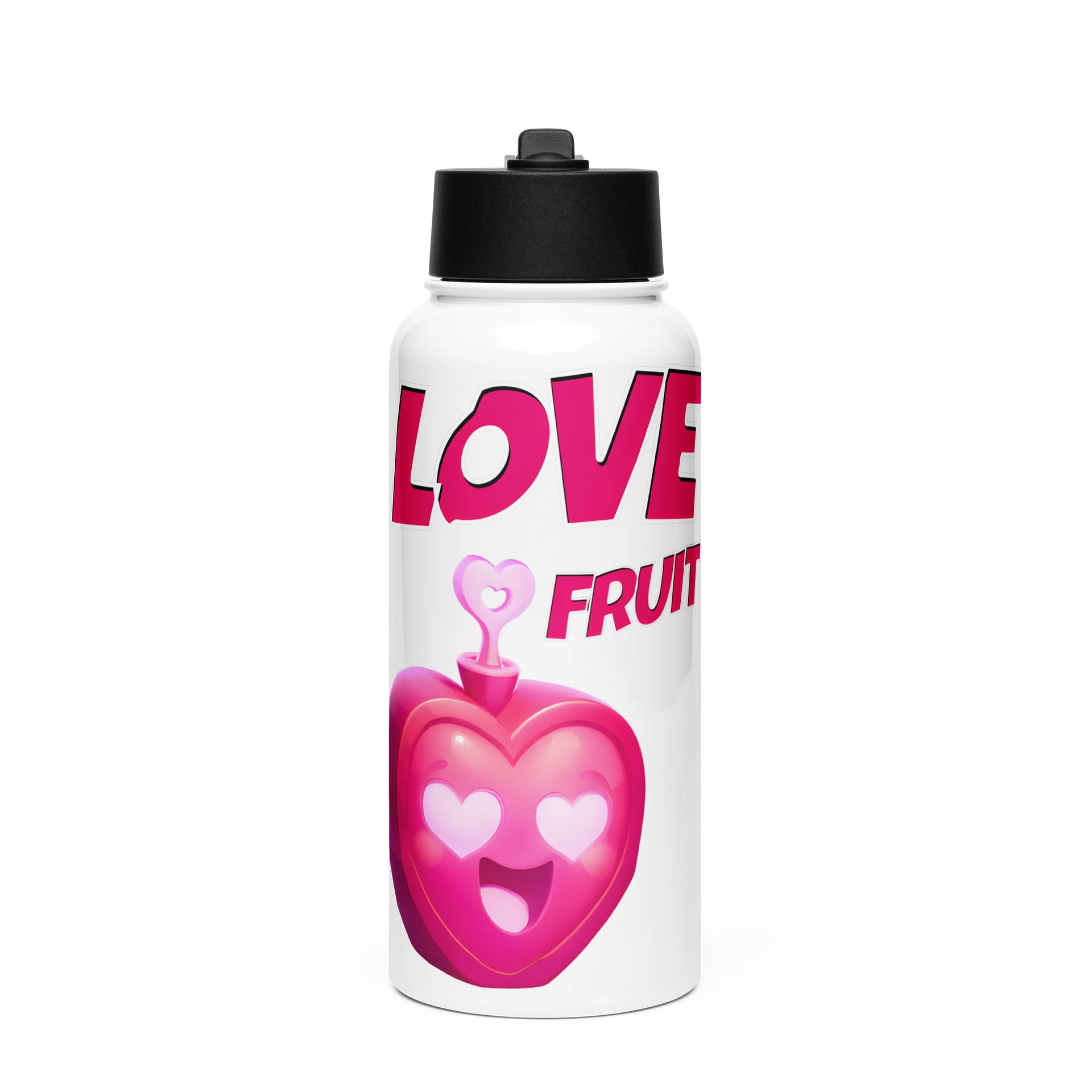 Love Fruit Blox Fruits Gamer Stainless Steel Water Bottle With Straw Gift For Kids product image (1)