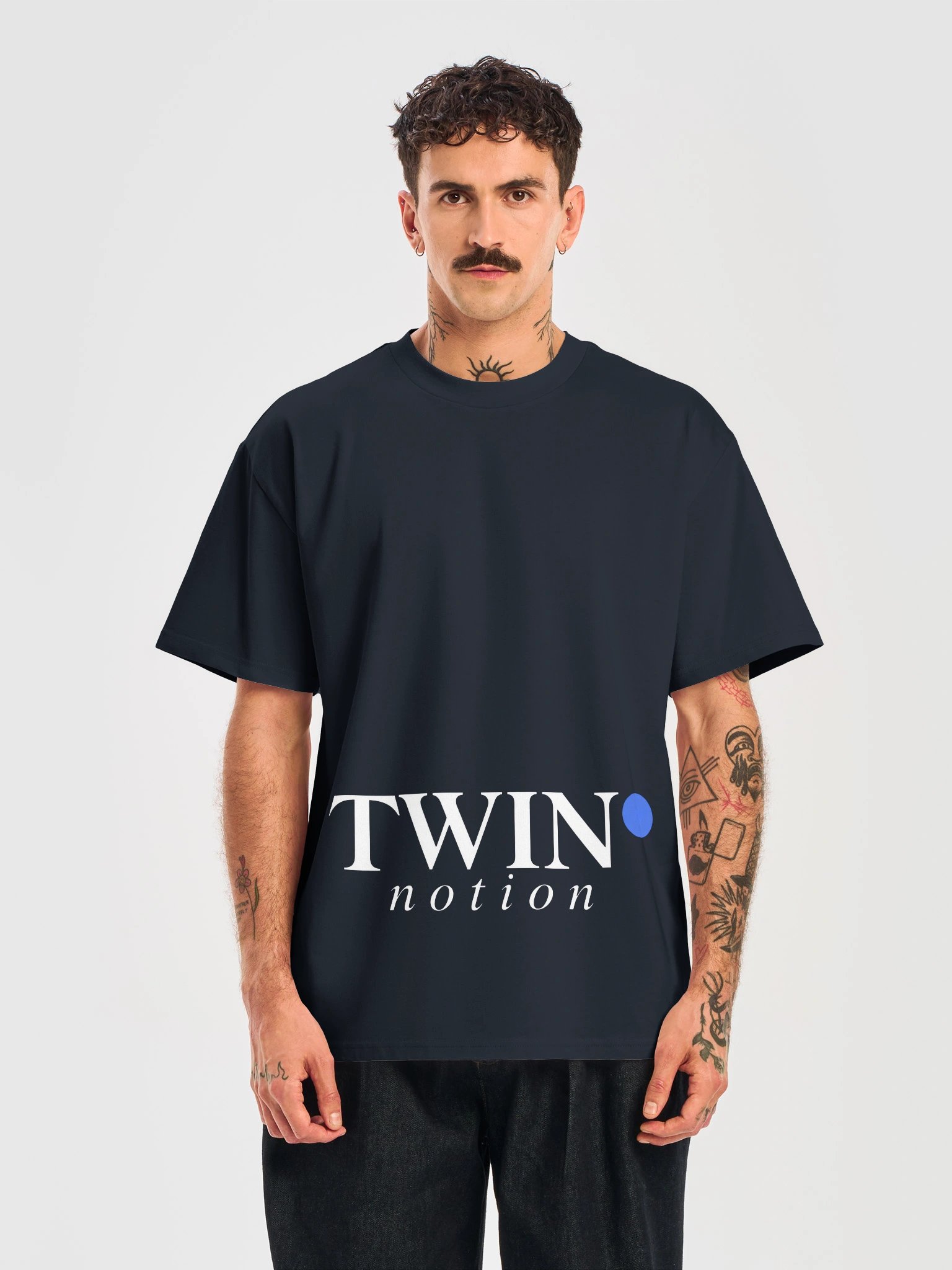 TWIN notion Tee - Navy (2026) product image (5)
