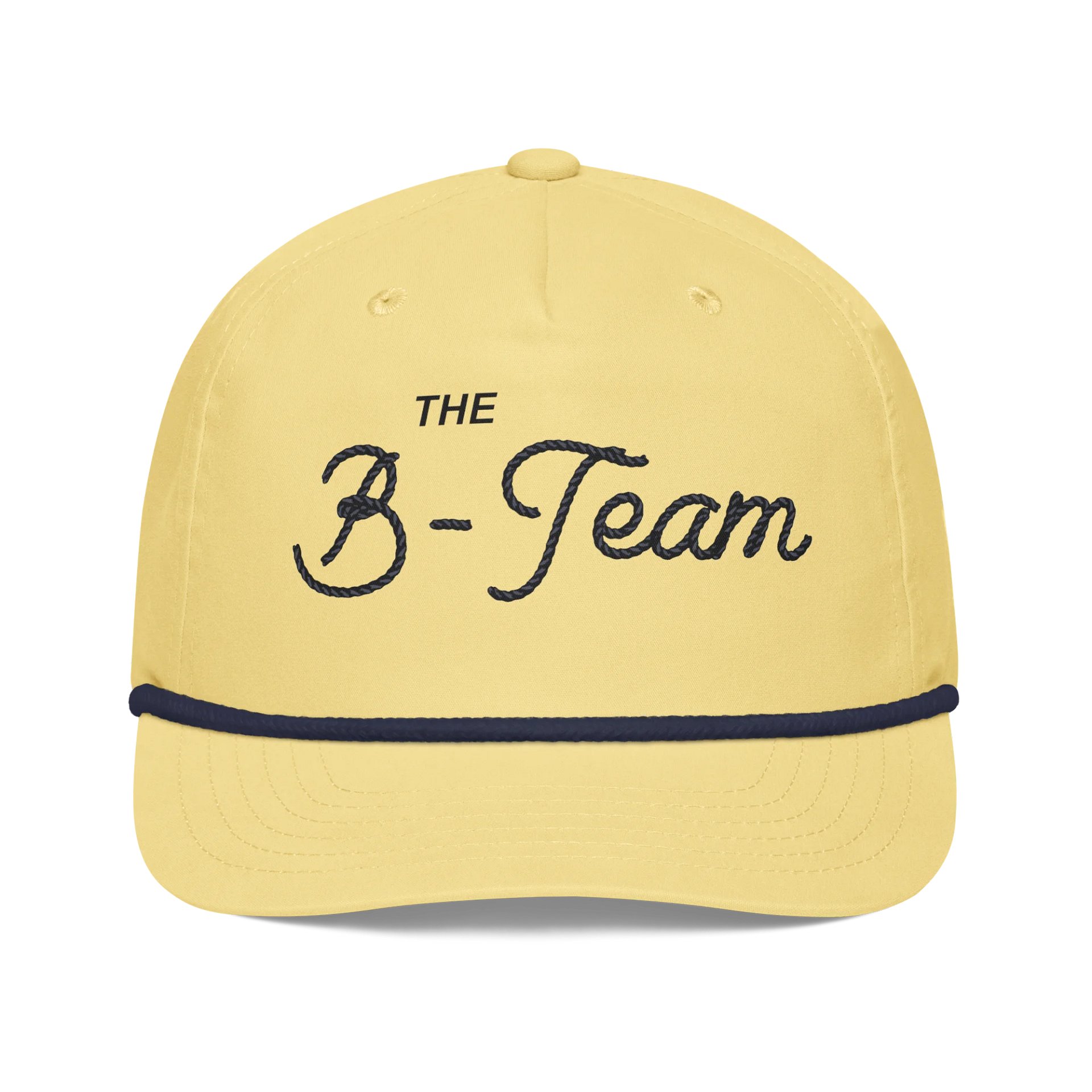 B-Team Wordmark Rope Hat Black Font product image (1)