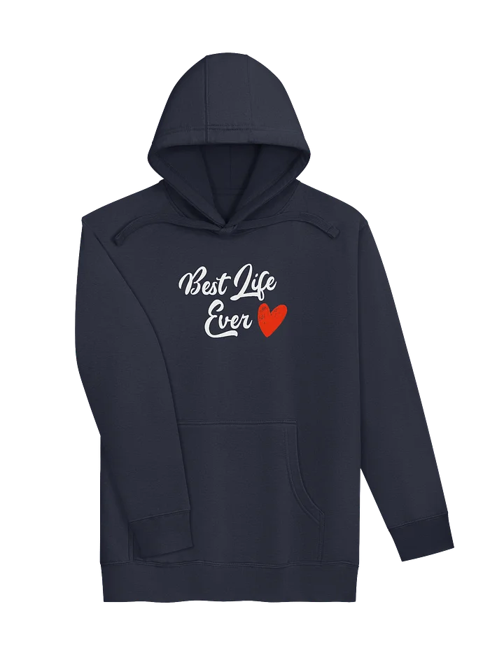 Best Life Ever Red Heart Unisex Hoodie product image (6)