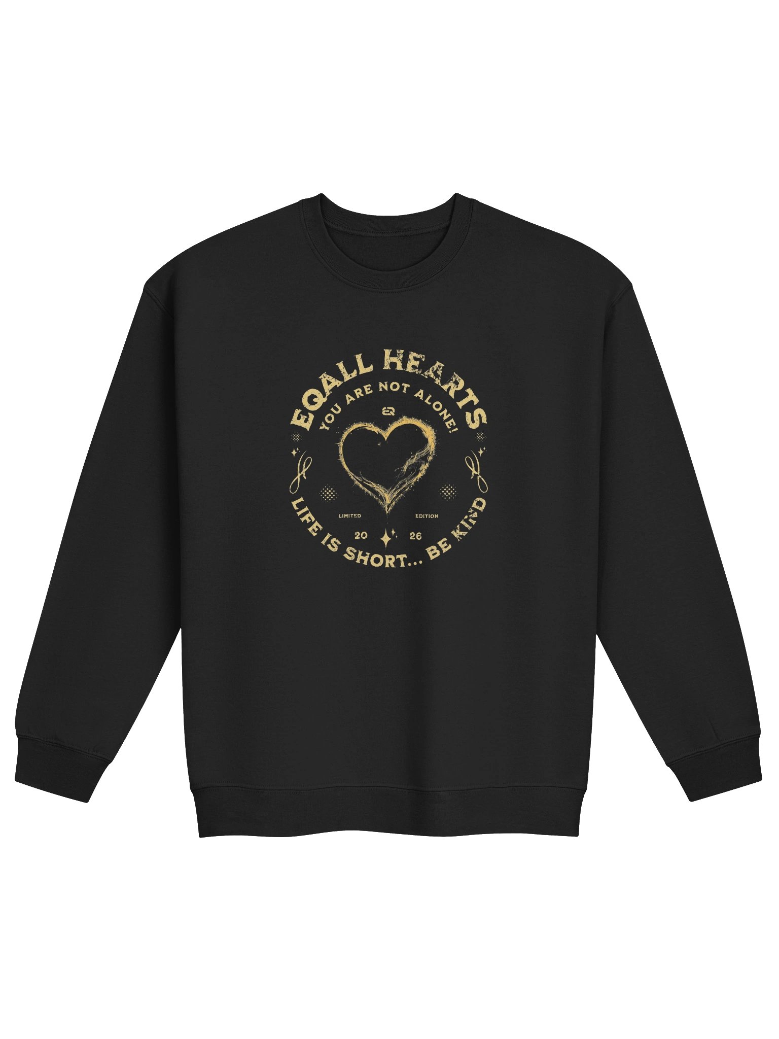 Golden Heart ... Unisex Gildan Sweatshirt R3CVR.i by EQALL® Originals_Gold product image (9)