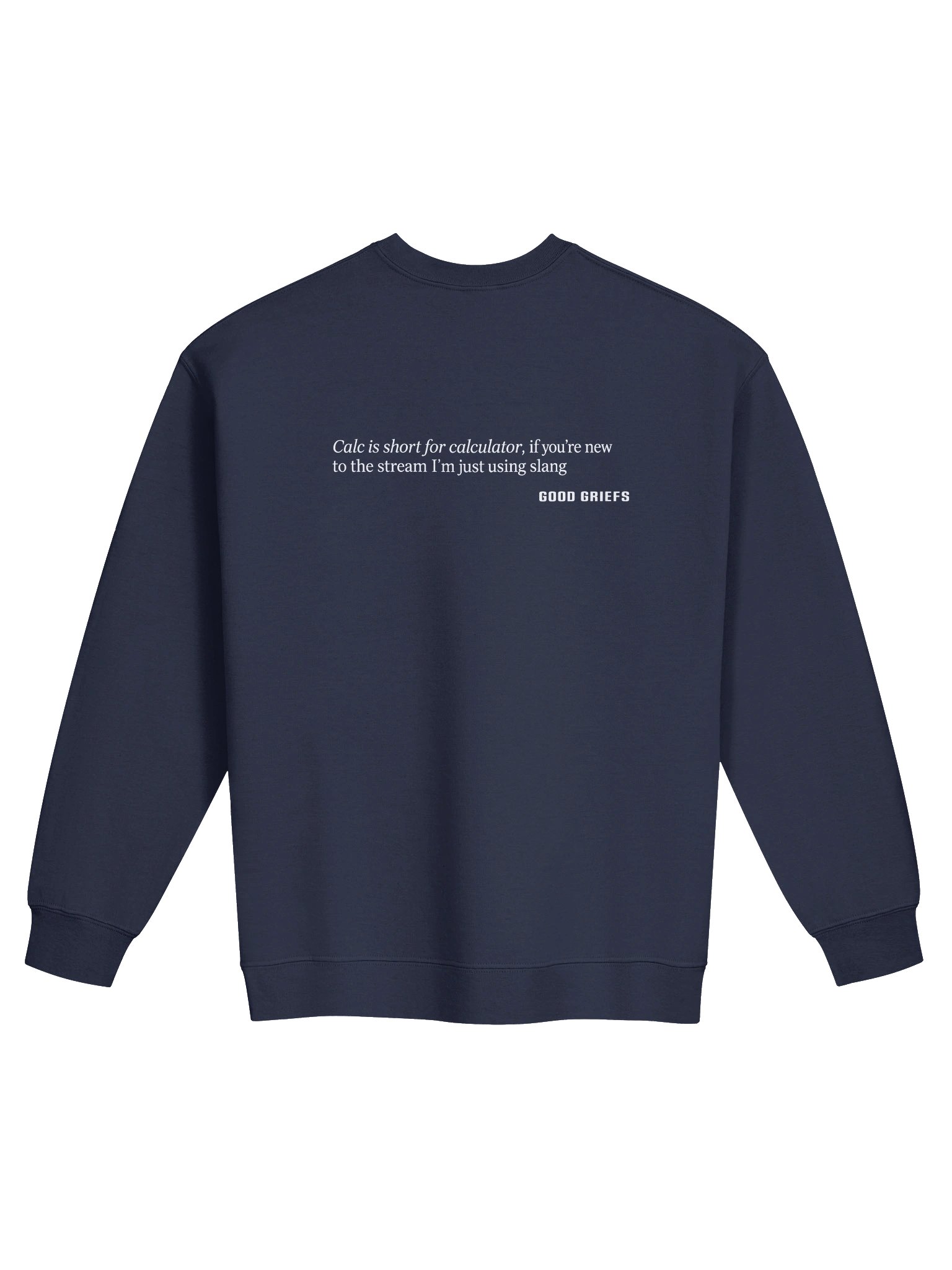 Calc is Short for... Men's Crew Neck - Dark product image (10)