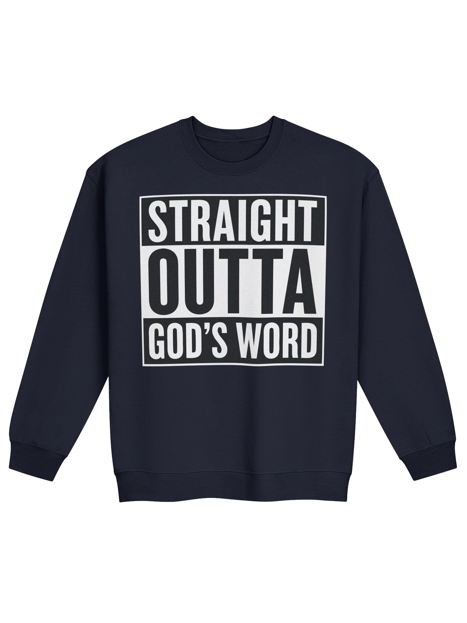 Straight Outta God's Word Classic Crewneck Sweatshirt product image (1)
