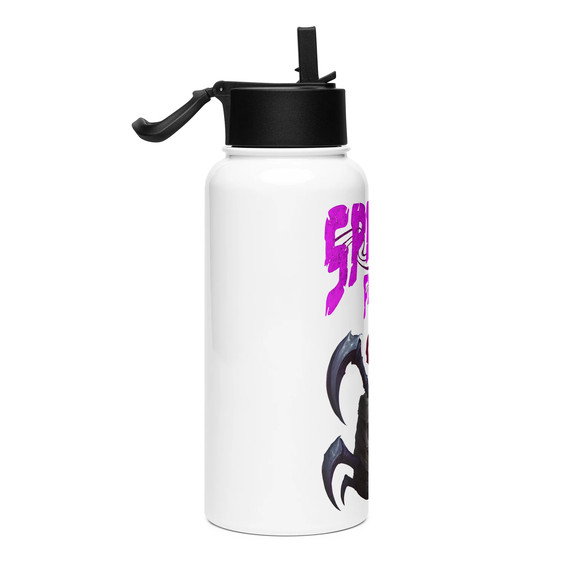 Spider Fruit Blox Fruits Gamer Stainless Steel Water Bottle With Straw Gift For Kids product image (4)