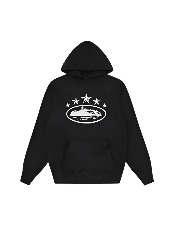 Corteiz 5 Starz Alcatraz Hoodie Black product image (1)