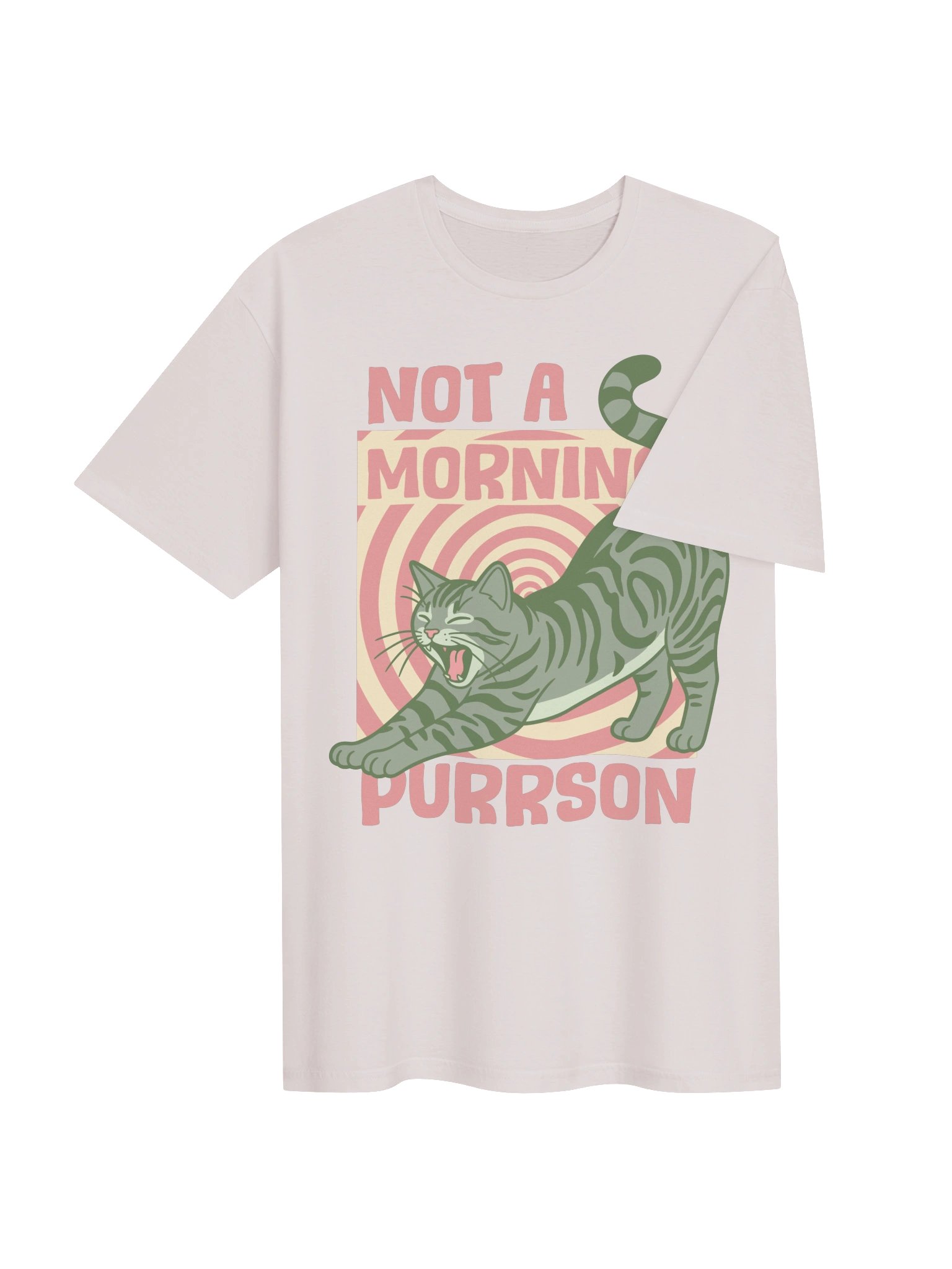 No Morning Purrson Tabby Cat Shirt product image (5)