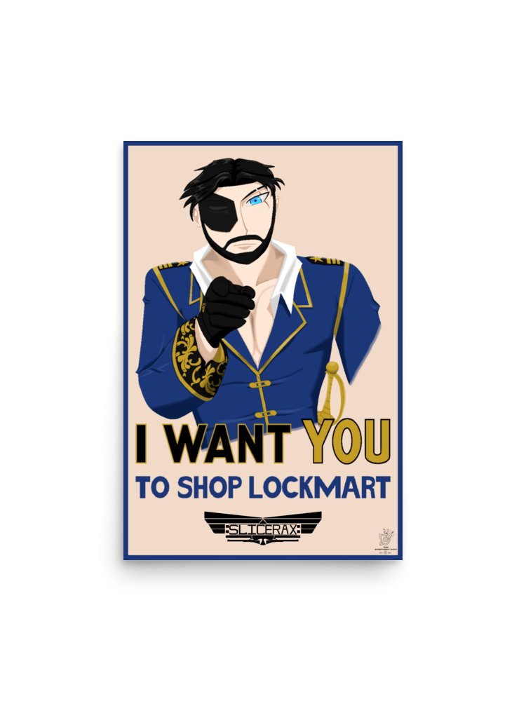 Captain Slicerax LOCKMART Poster product image (1)