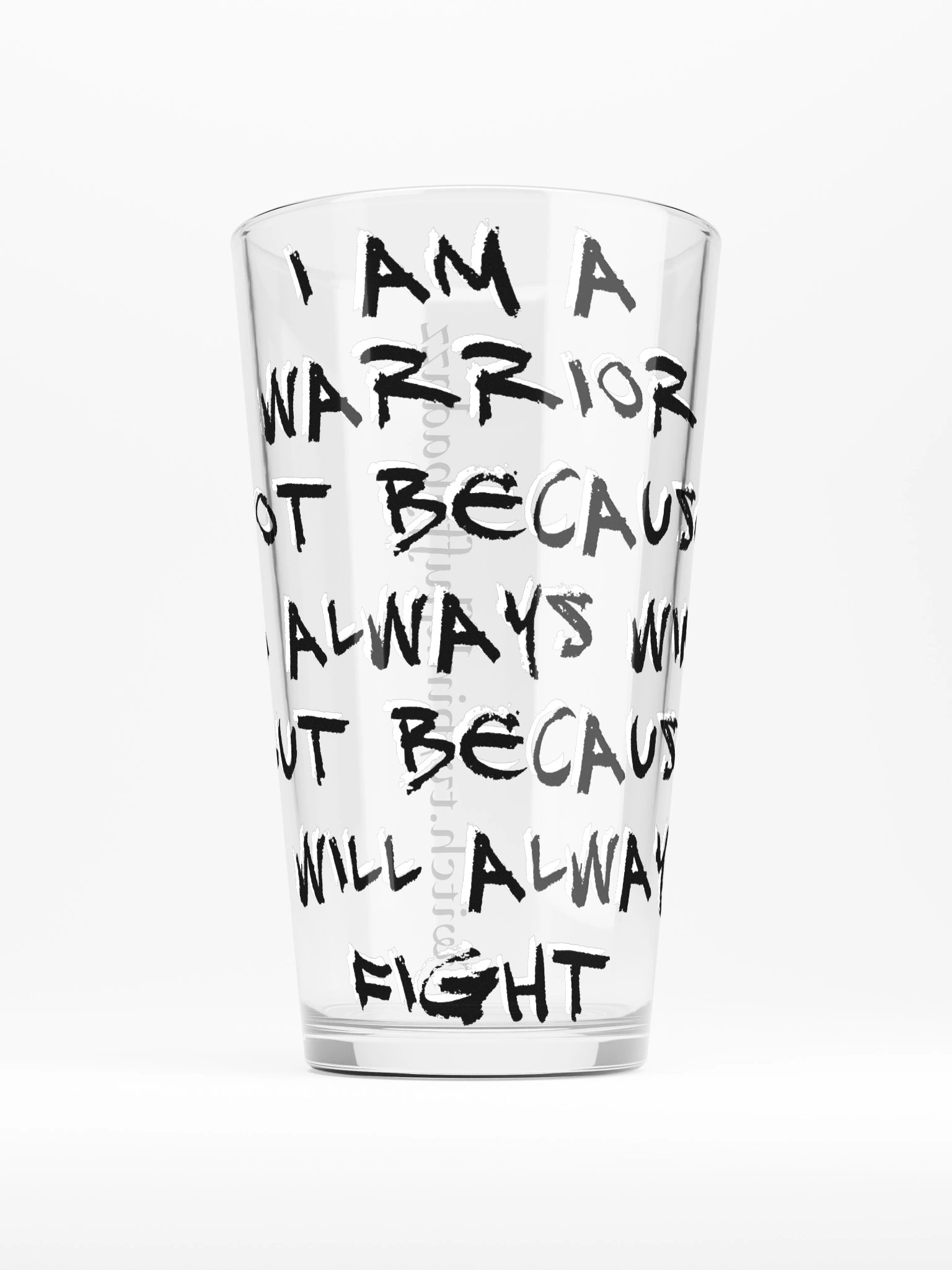 Warrior Pint Glass product image (1)