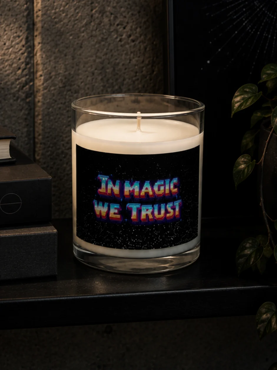 In Magic We Trust Soy Wax Candle product image (2)