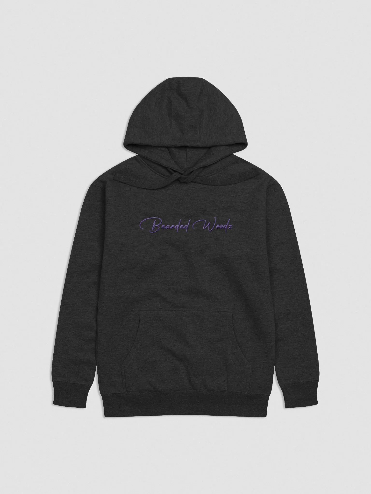 Men's Bearded Woodz Signature Hoodie (Purple Embroidery) product image (1)