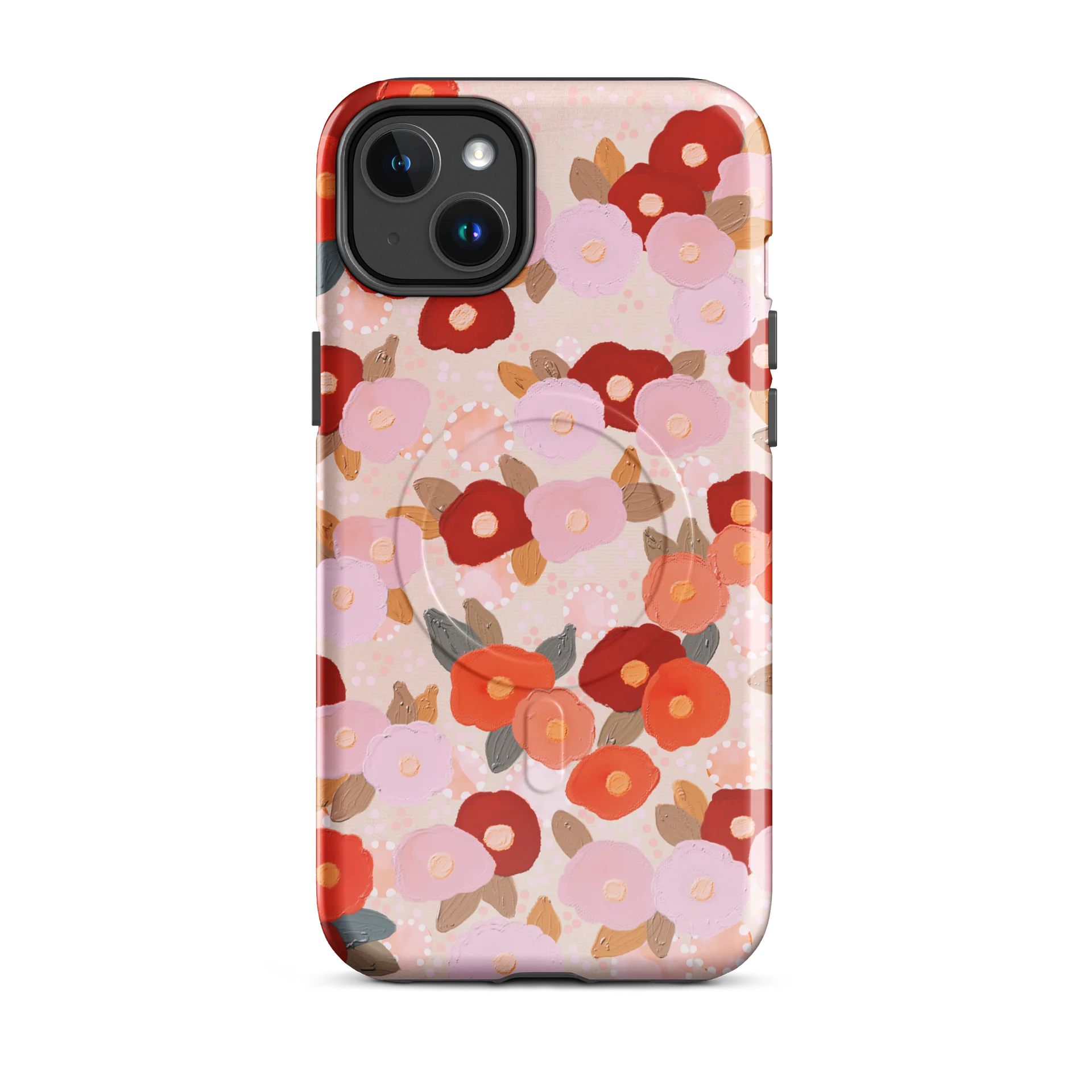 SUMMER FLOWER PINK RED DOTS product image (18)