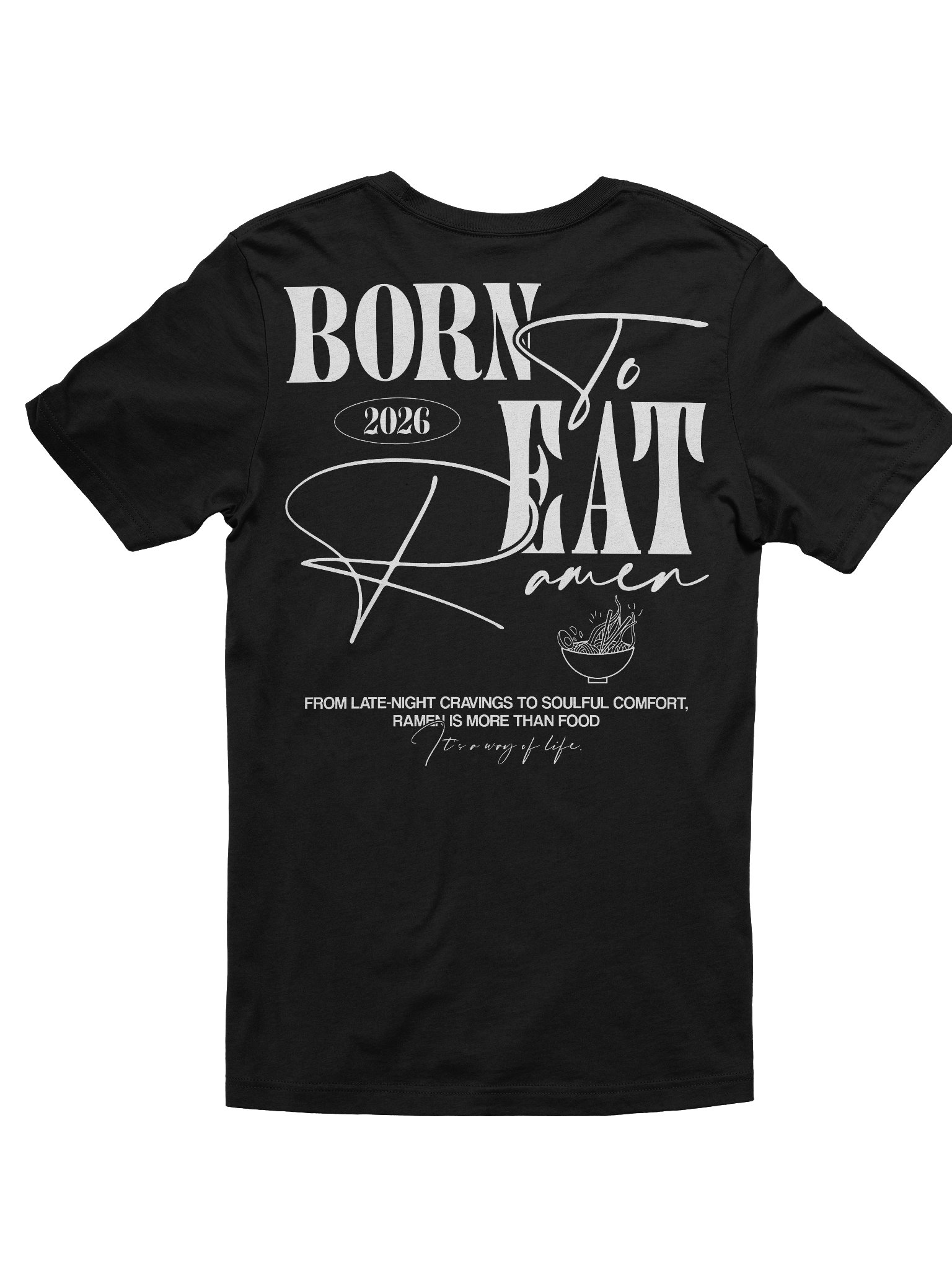 Typography Comfort T-Shirt Dark product image (2)
