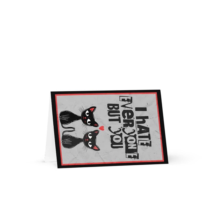 Punk VDay Card - Everyone But You Greeting Card product image (1)